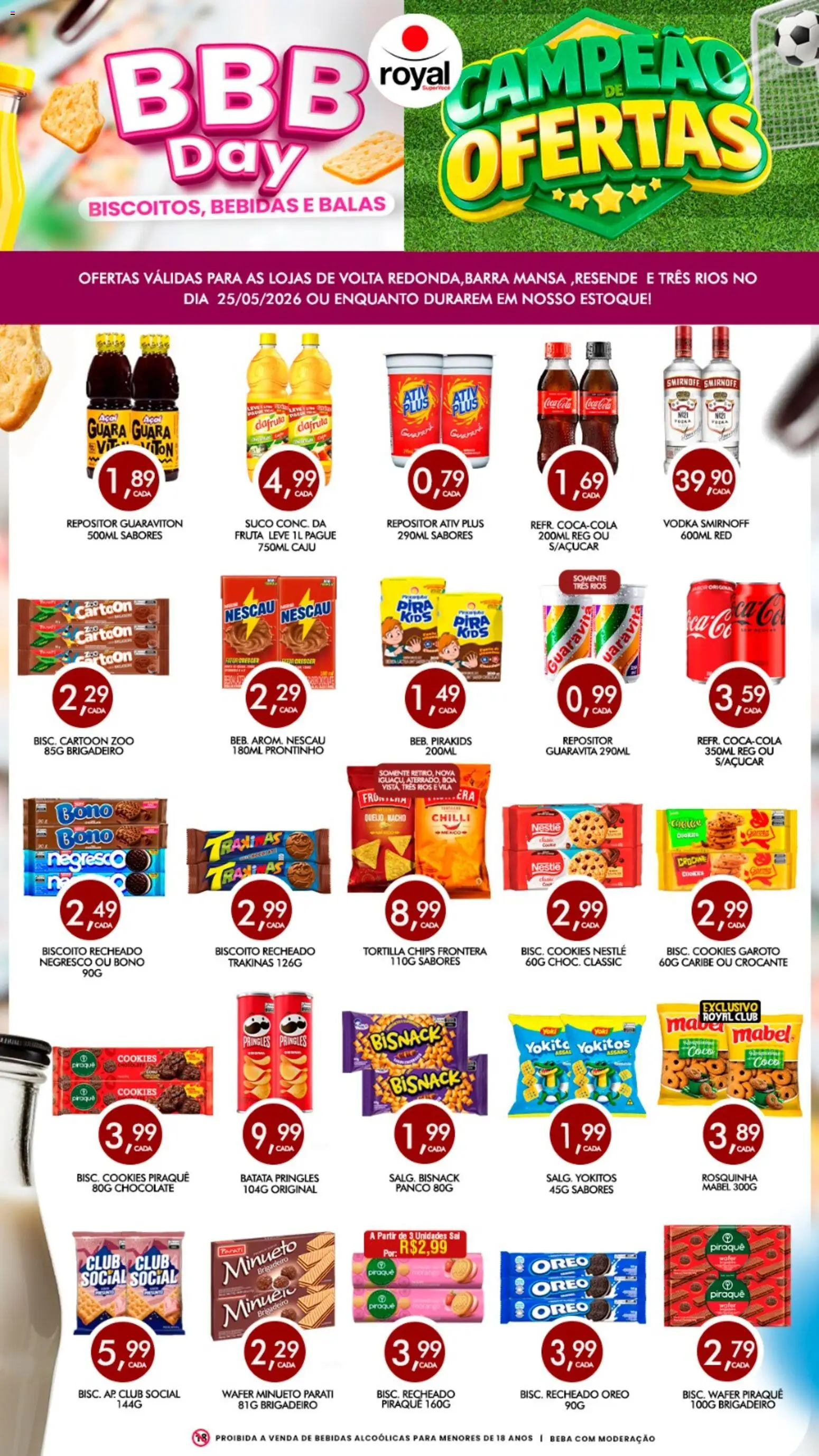 Royal Supermercados Folheto - válido de 25.05.2026 | Página: 1