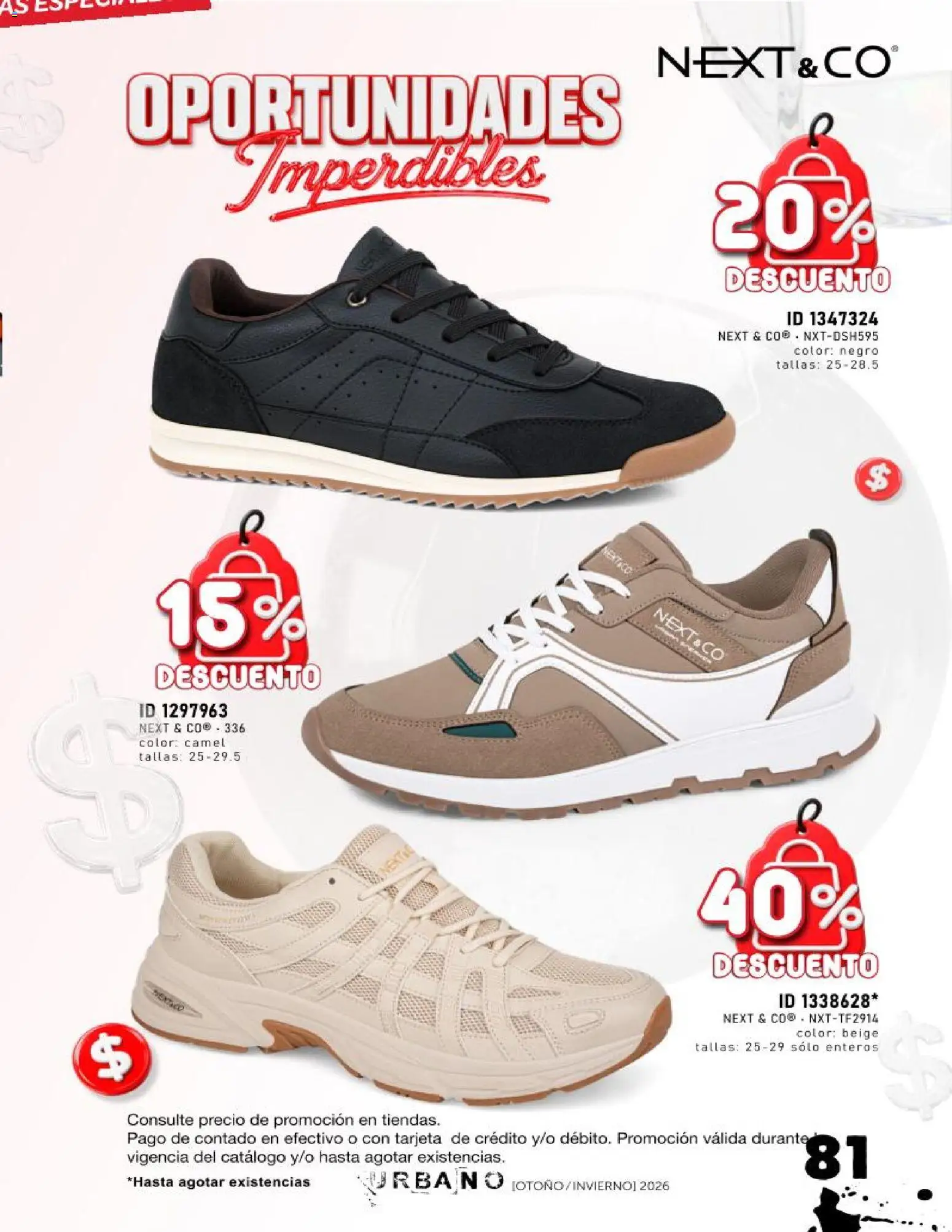 Nuevas ofertas de Price Shoes válidas en toda la República Mexicana desde el 15/10/2026. ¡Encuentra las mejores ofertas en Price Shoes catálogo Urbano! | Página: 79