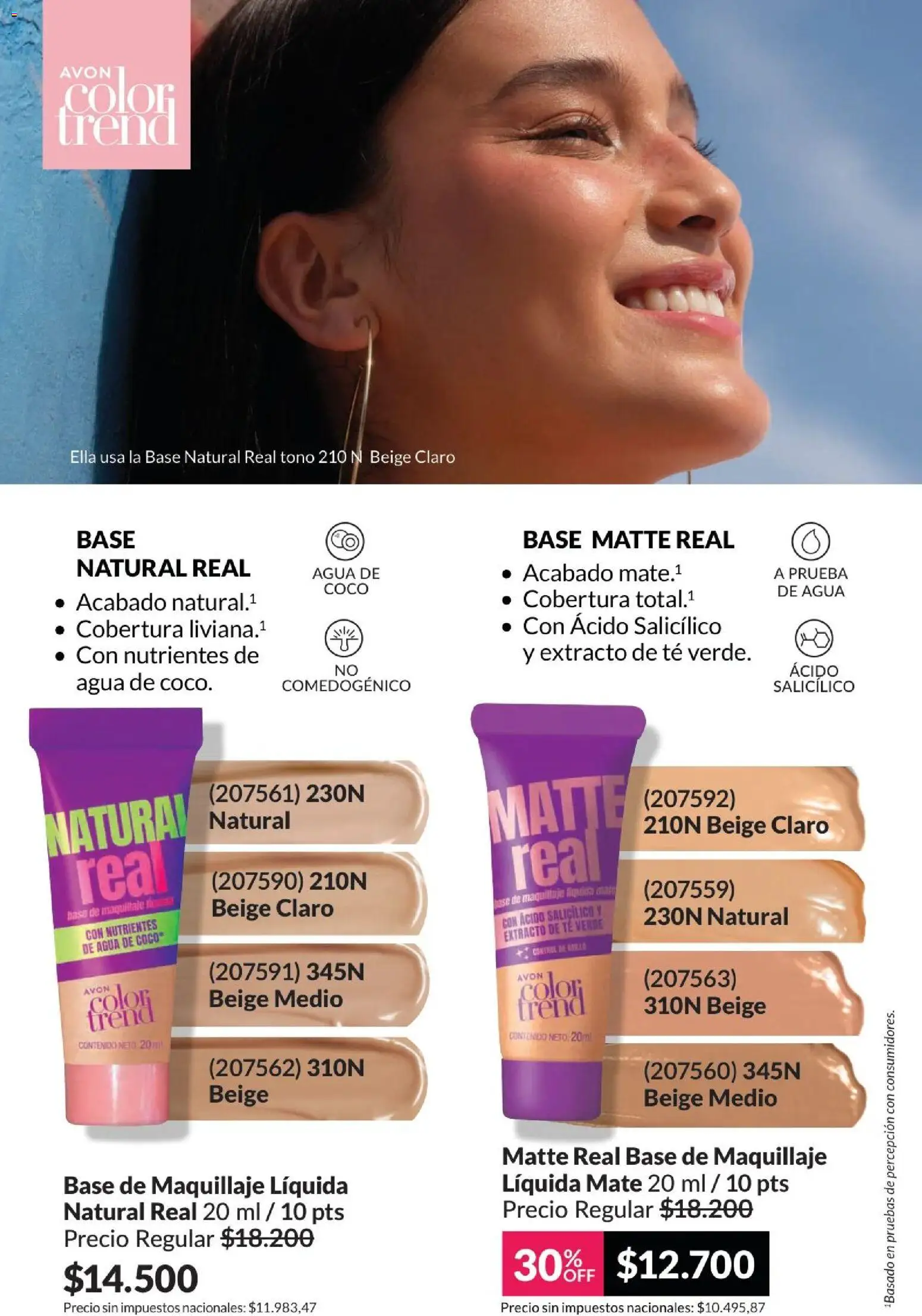 Avon -  Campaña 6/2026 │ válido desde el 01.06.2026 | Página: 57 | Productos: Mate, Base de maquillaje, Agua, Té