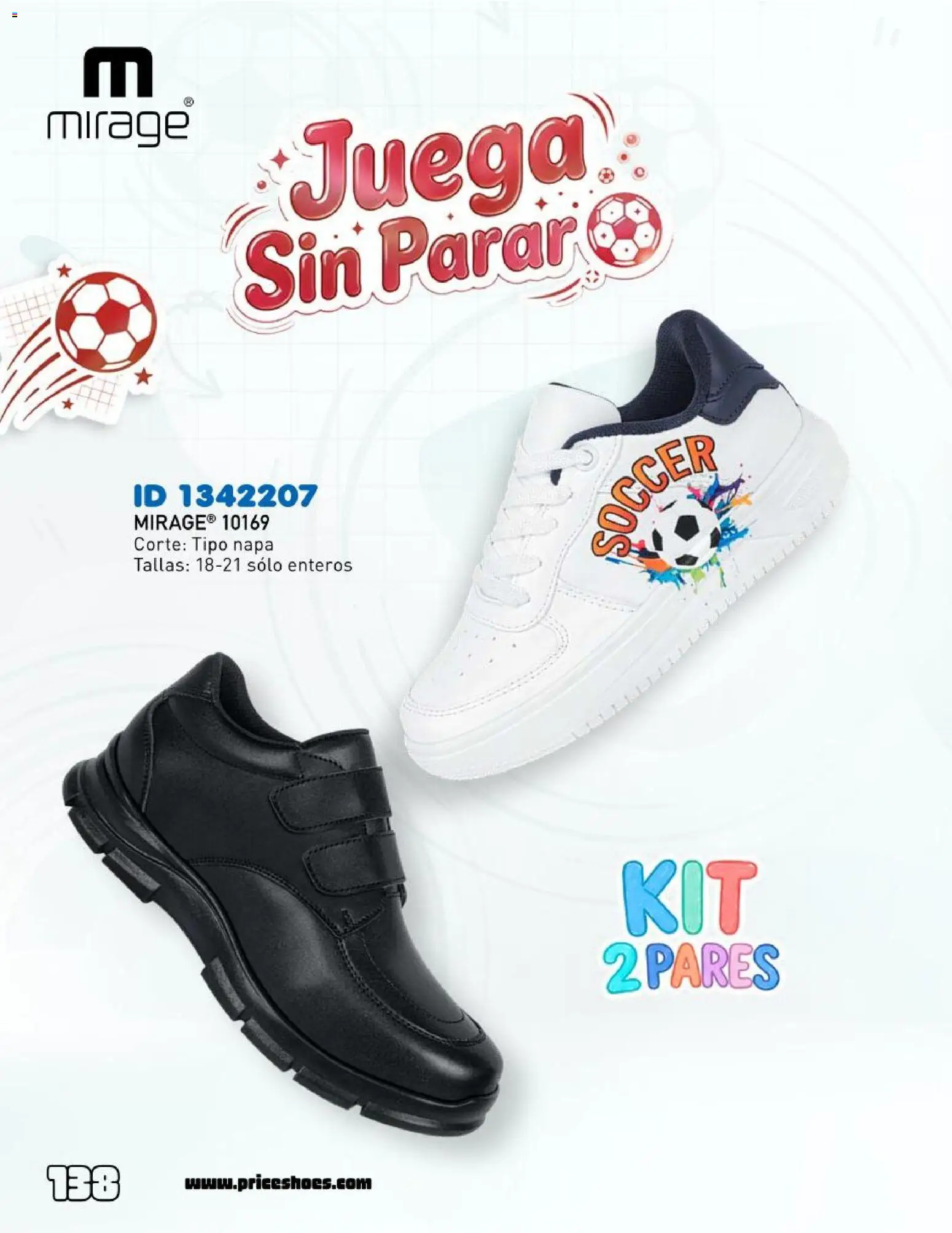Nuevas ofertas de Price Shoes válidas en toda la República Mexicana desde el 12.06.2026. ¡Encuentra las mejores ofertas en Price Shoes catálogo Escolar! | Página: 138