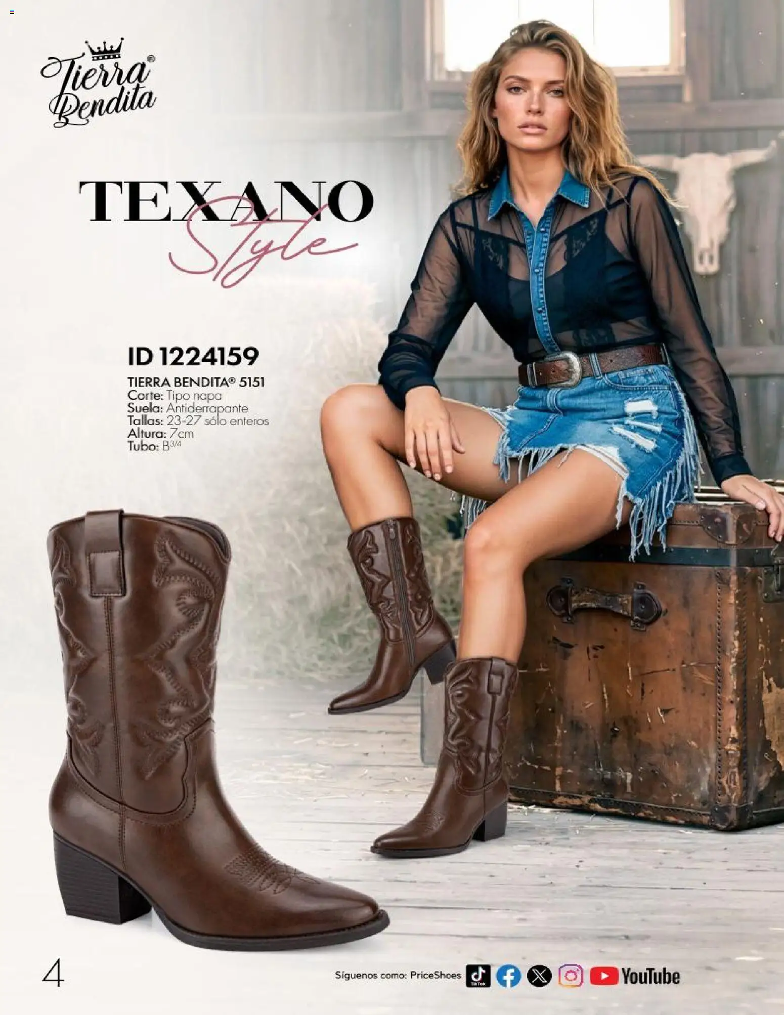 Nuevas ofertas de Price Shoes válidas en toda la República Mexicana desde el 28/10/2026. ¡Encuentra las mejores ofertas en Price Shoes catálogo 10 pagos sin intereses! | Página: 4