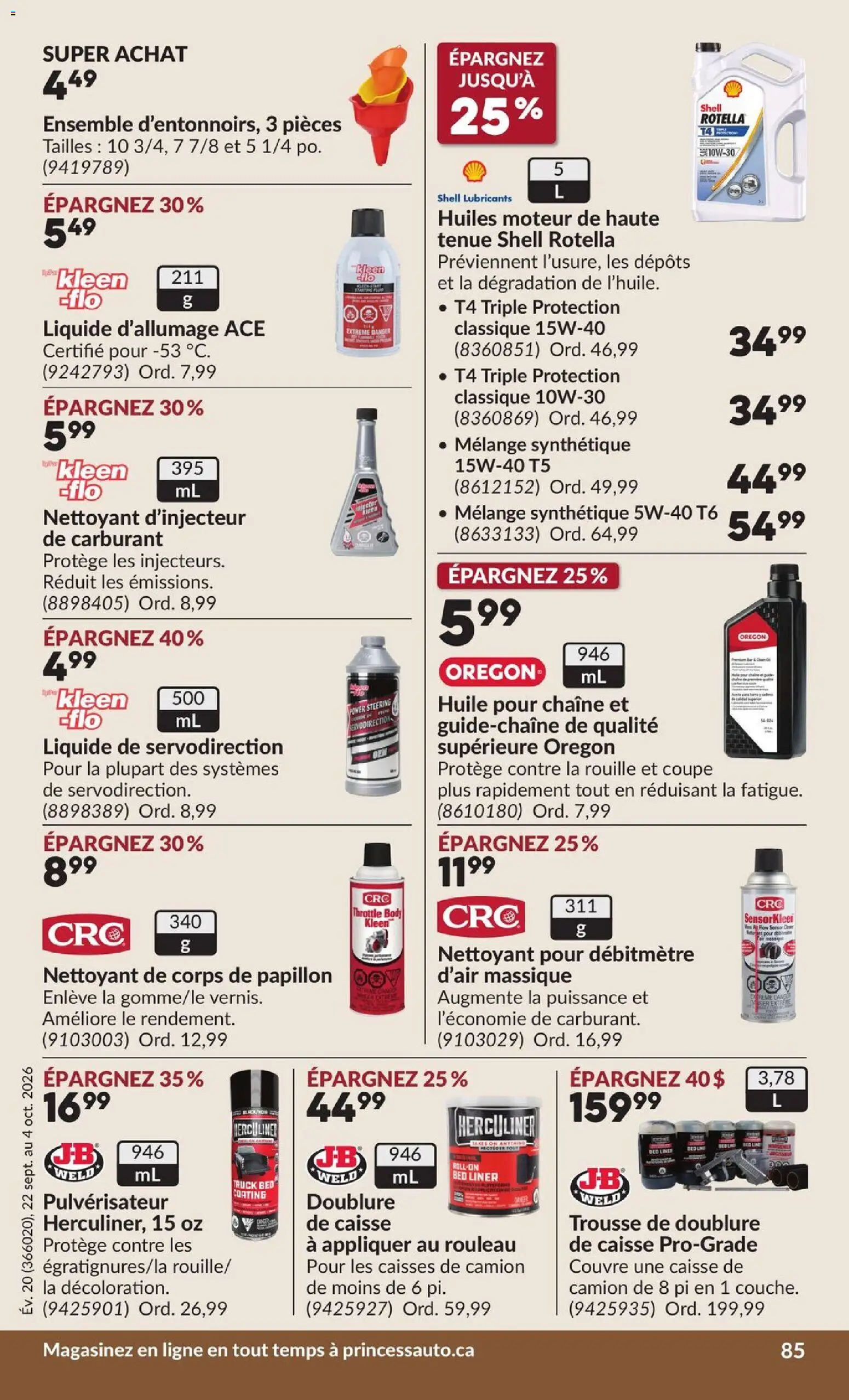 Princess Auto flyer valid from Sep 22, 2026 | Page: 90 | Products: Bed