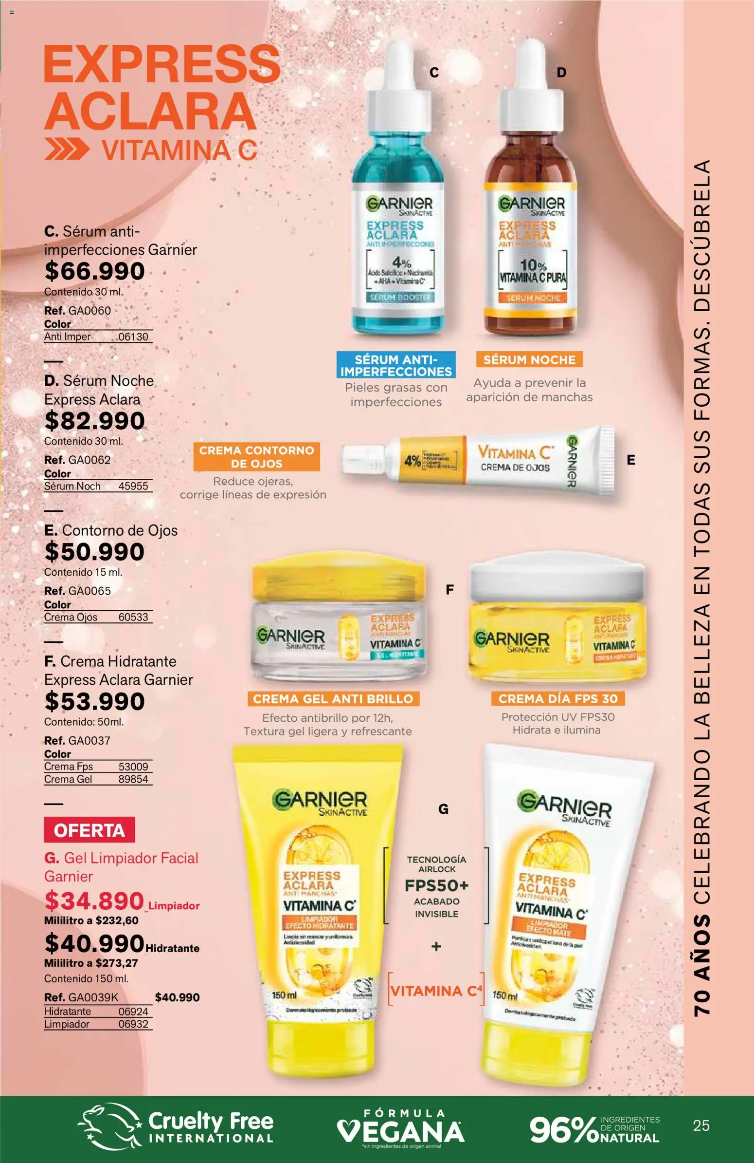 Leonisa revista - valida desde el 15/07/2026 | Página: 25 | Productos: Crema, Limpiador, Contorno, Contorno de ojos