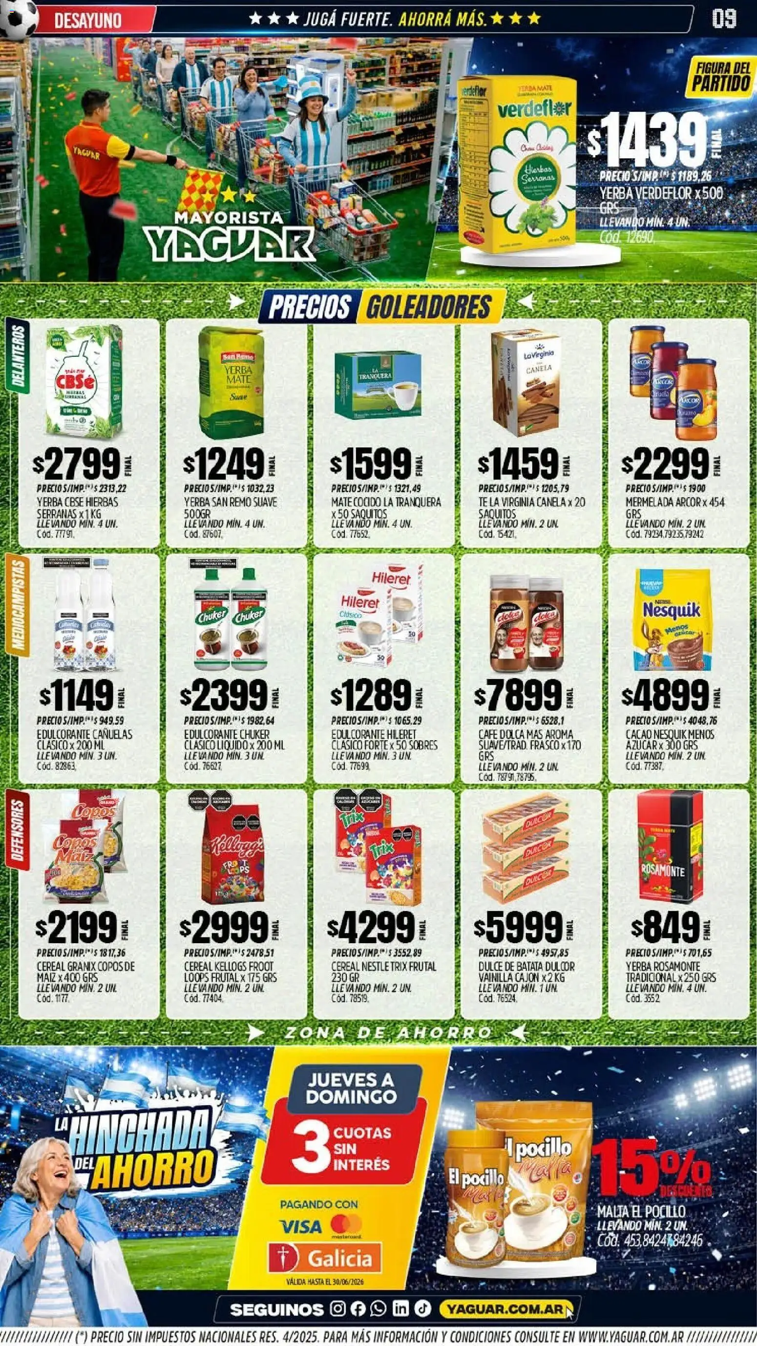 Yaguar - Oferta Semanal Mar del Plata │ válido desde el 22/06/2026 | Página: 8