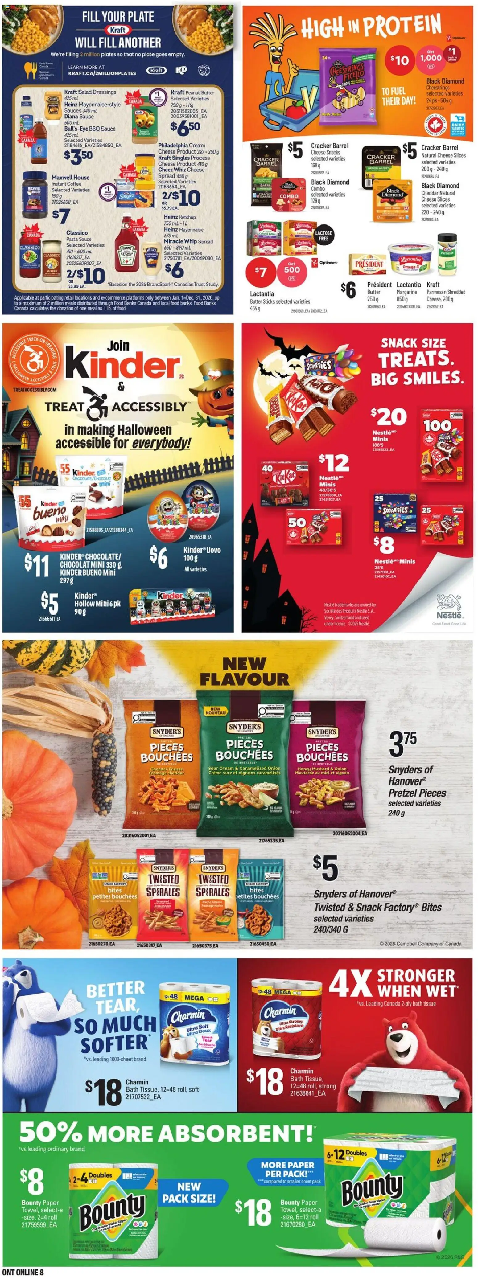 Zehrs flyer valid from Oct 1, 2026 | Page: 16 | Products: Cream, Mayonnaise, Bath, Protein
