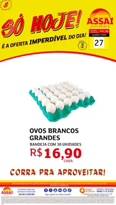 Assaí Atacadista ofertas - DF - Pré-Visualização do folheto da loja Assaí Atacadista, válido de 27.05.2026