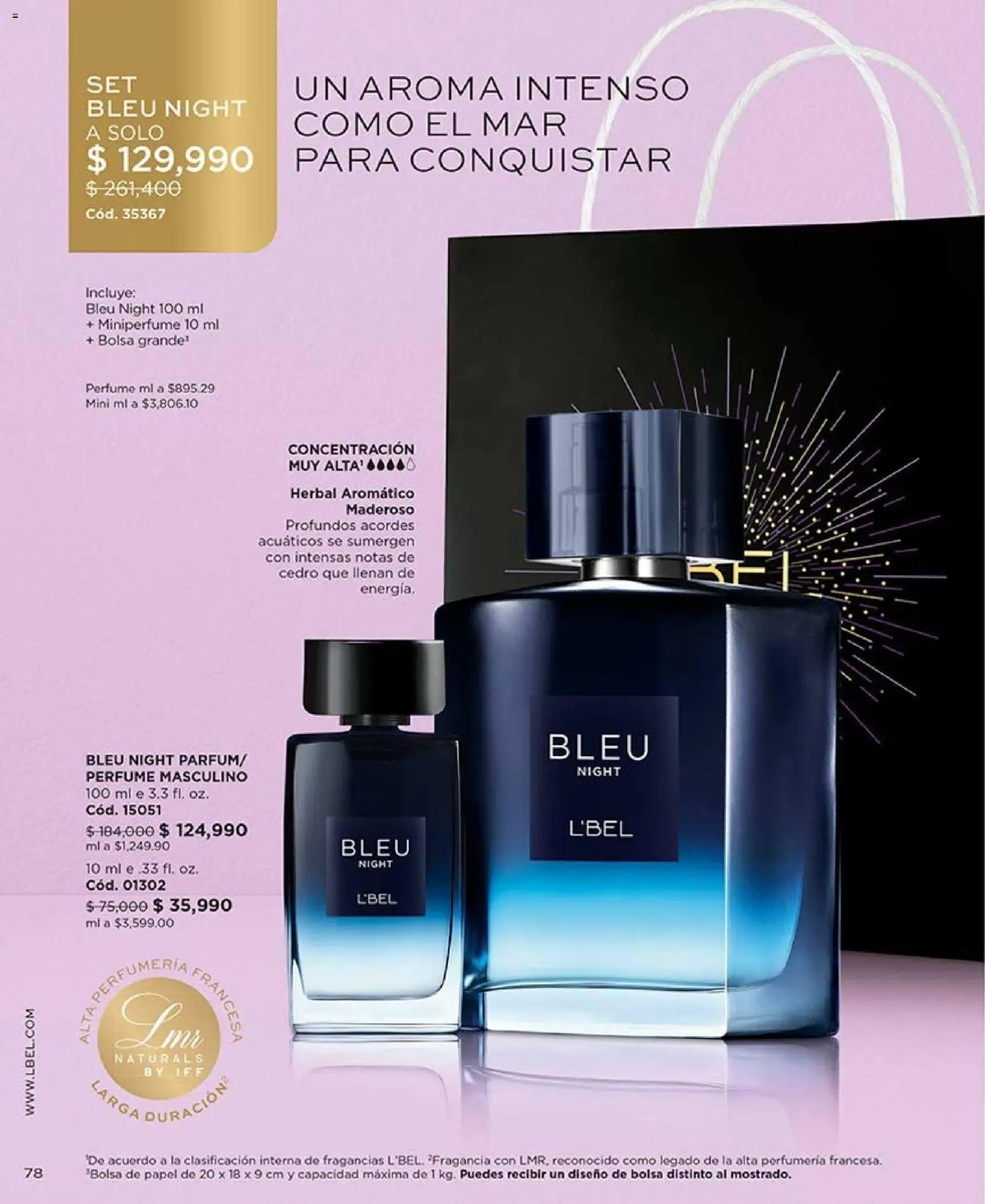 L'Bel revista - valida desde el 28/08/2026 | Página: 78 | Productos: Bolsa, Perfume, Fragancia
