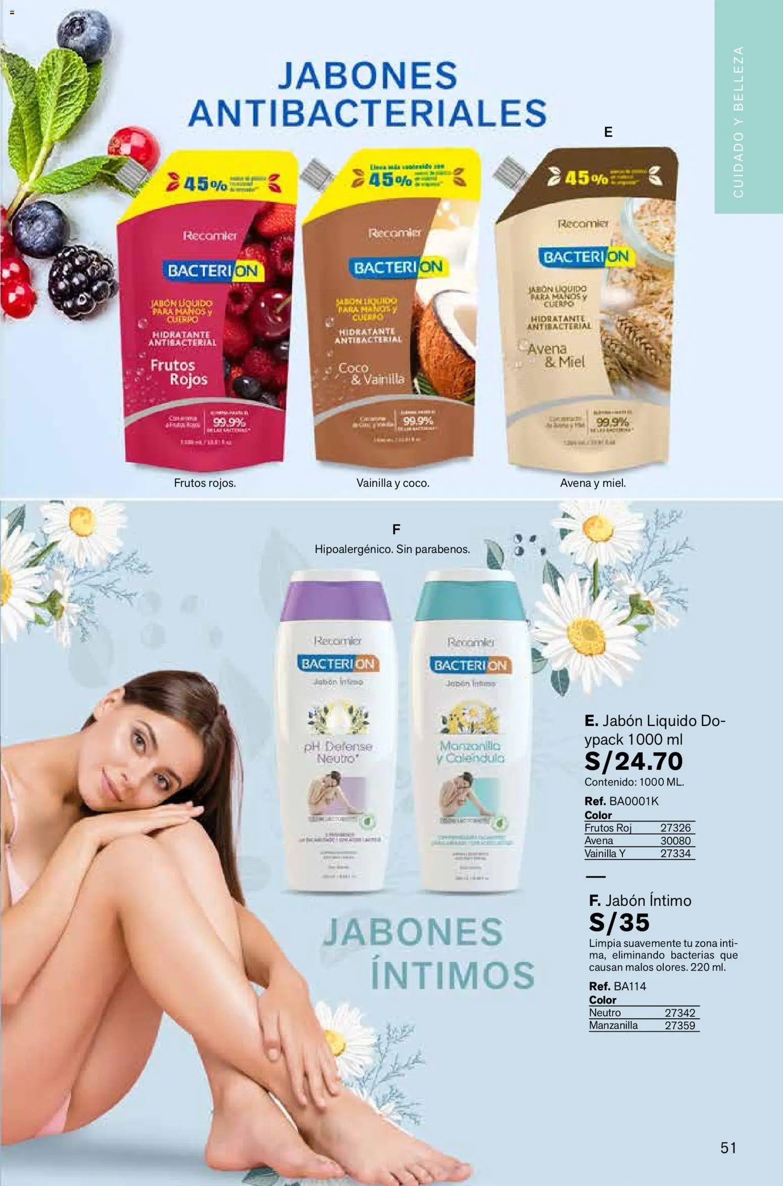 Catálogo Leonisa válido desde 06.03.2026 | Página: 51 | Productos: Jabón, Avena