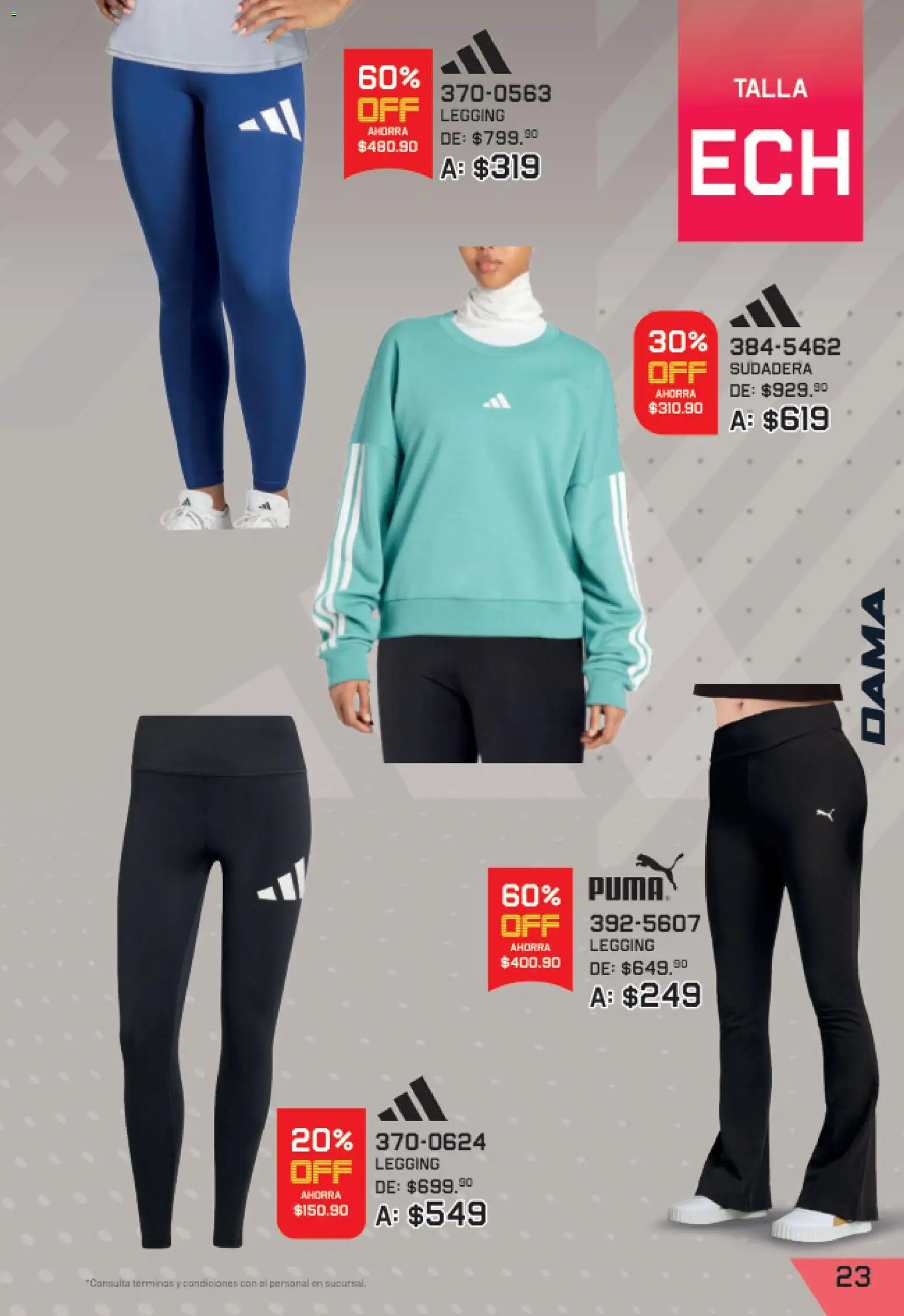 Nuevas ofertas de Andrea válidas en toda la República Mexicana desde el 27/09/2026. ¡Encuentra las mejores ofertas en Andrea catálogo Lo mejor de marcas! | Página: 23 | Productos: Sudadera
