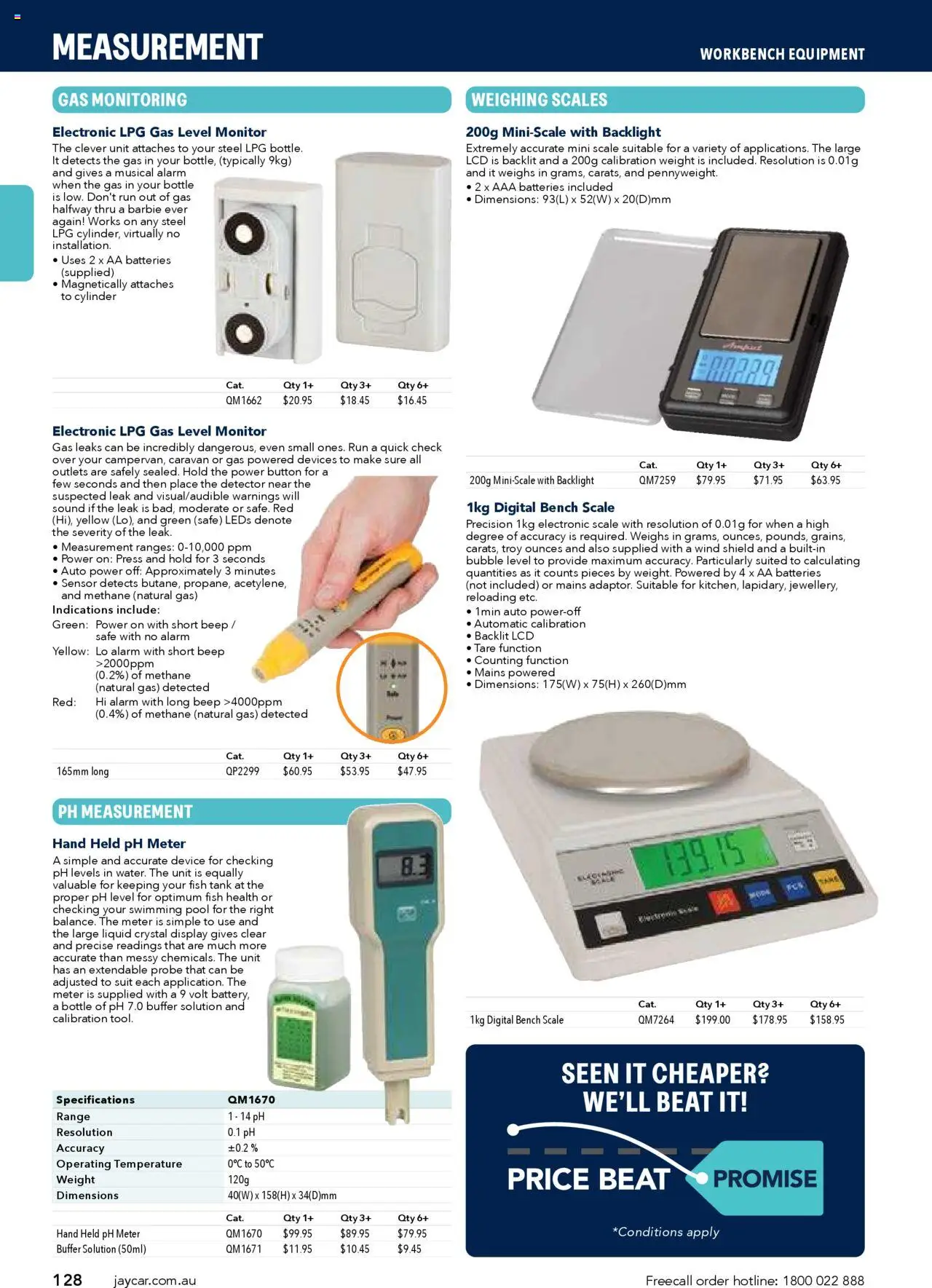 Jaycar catalogue - valid from 09/07/2025 | Page: 128 | Products: Fish, Batteries, Press, Bench