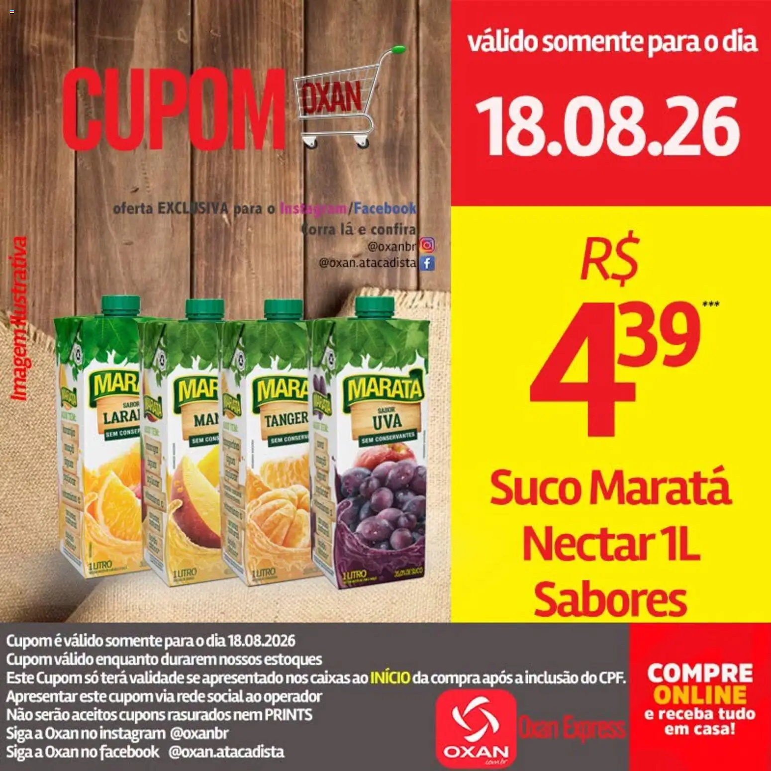 Oxan Atacadista Folheto - válido de 18/08/2026 | Página: 2 | Produtos: Suco