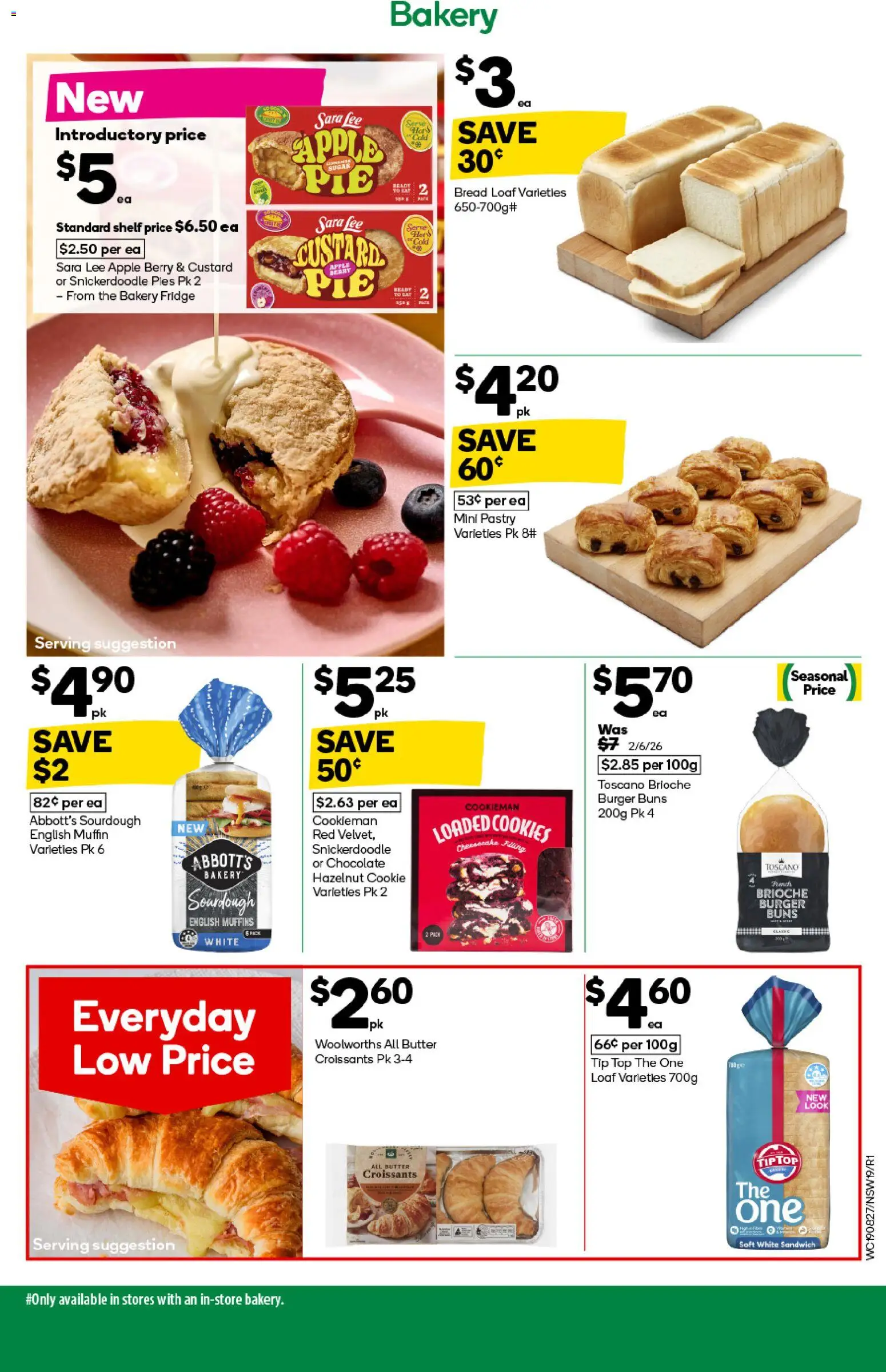 Woolworths catalogue - valid from 19/08/2026 | Page: 19 | Products: Brioche, Muffins, Fridge, Bakery