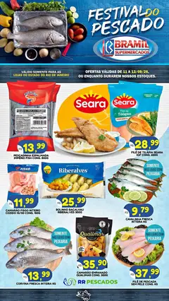 Bramil Supermercados ofertas Festival do Pescado - Pré-Visualização do folheto da loja Bramil Supermercados, válido de 11/09/2026 | Página: 1