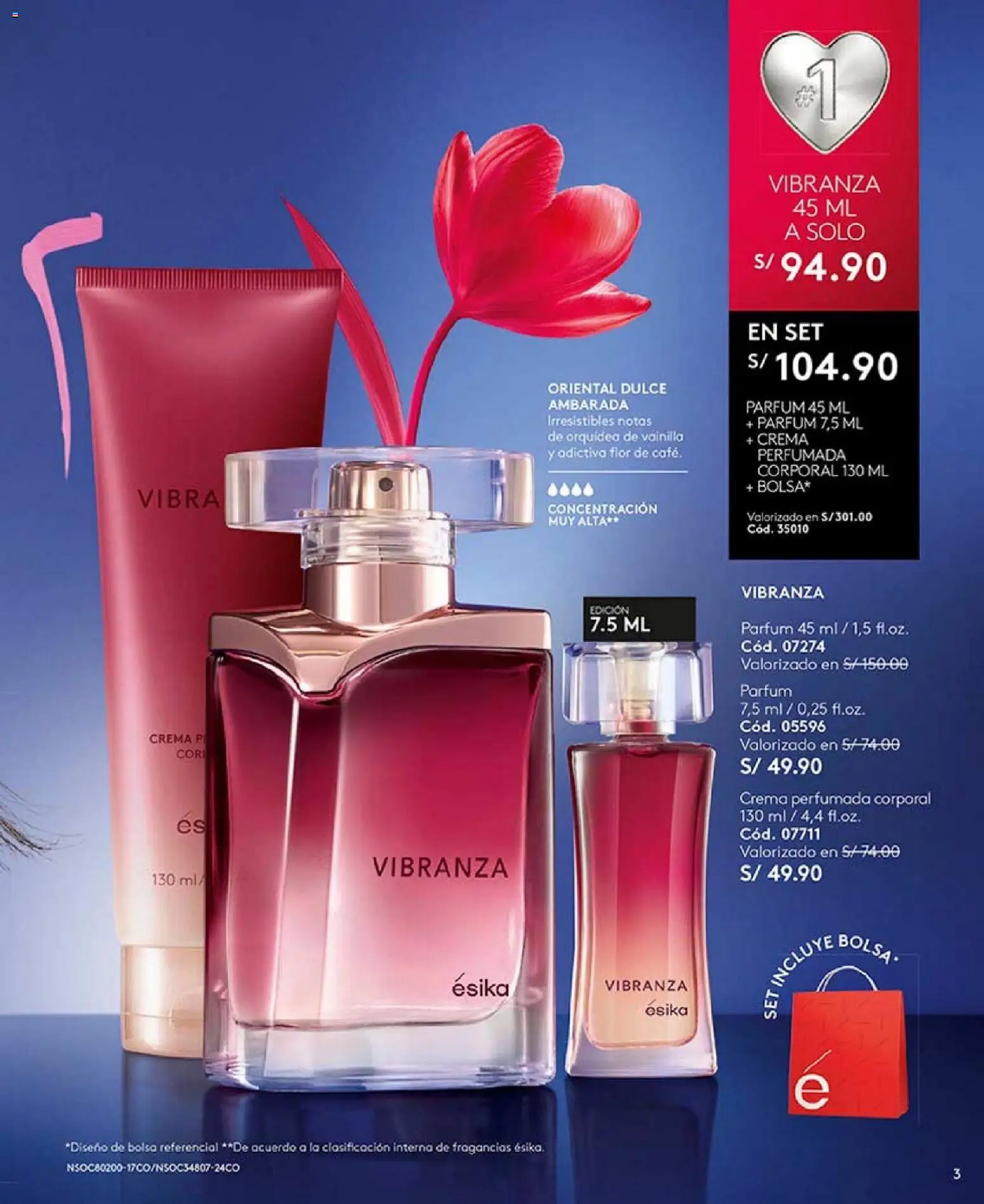 Catálogo Ésika válido desde 04/04/2026 | Página: 3 | Productos: Crema, Bolsa