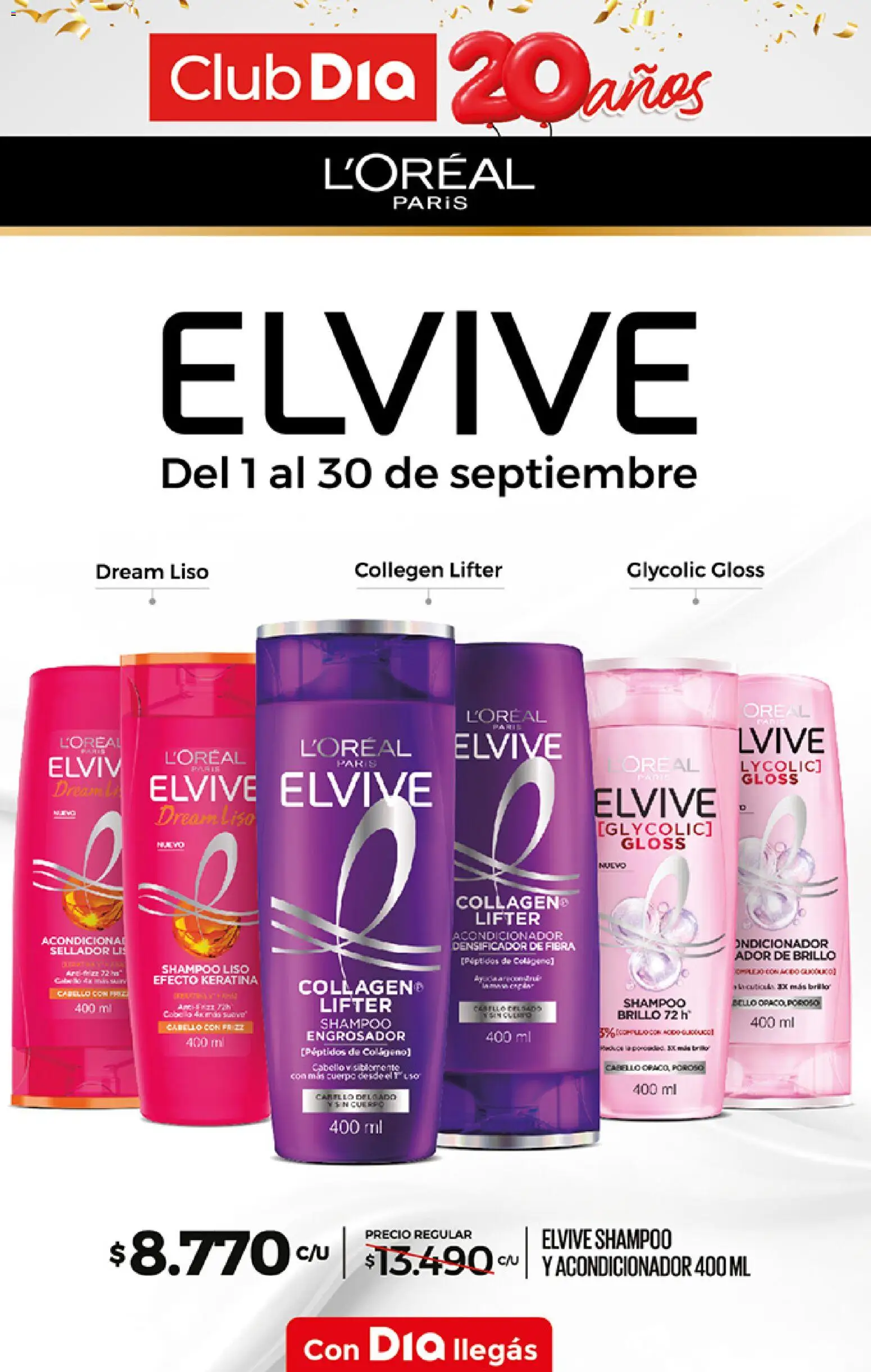 Supermercado DIA Ofertas │ válido desde el 01/09/2026 | Página: 19 | Productos: Shampoo, Acondicionador, Brillo
