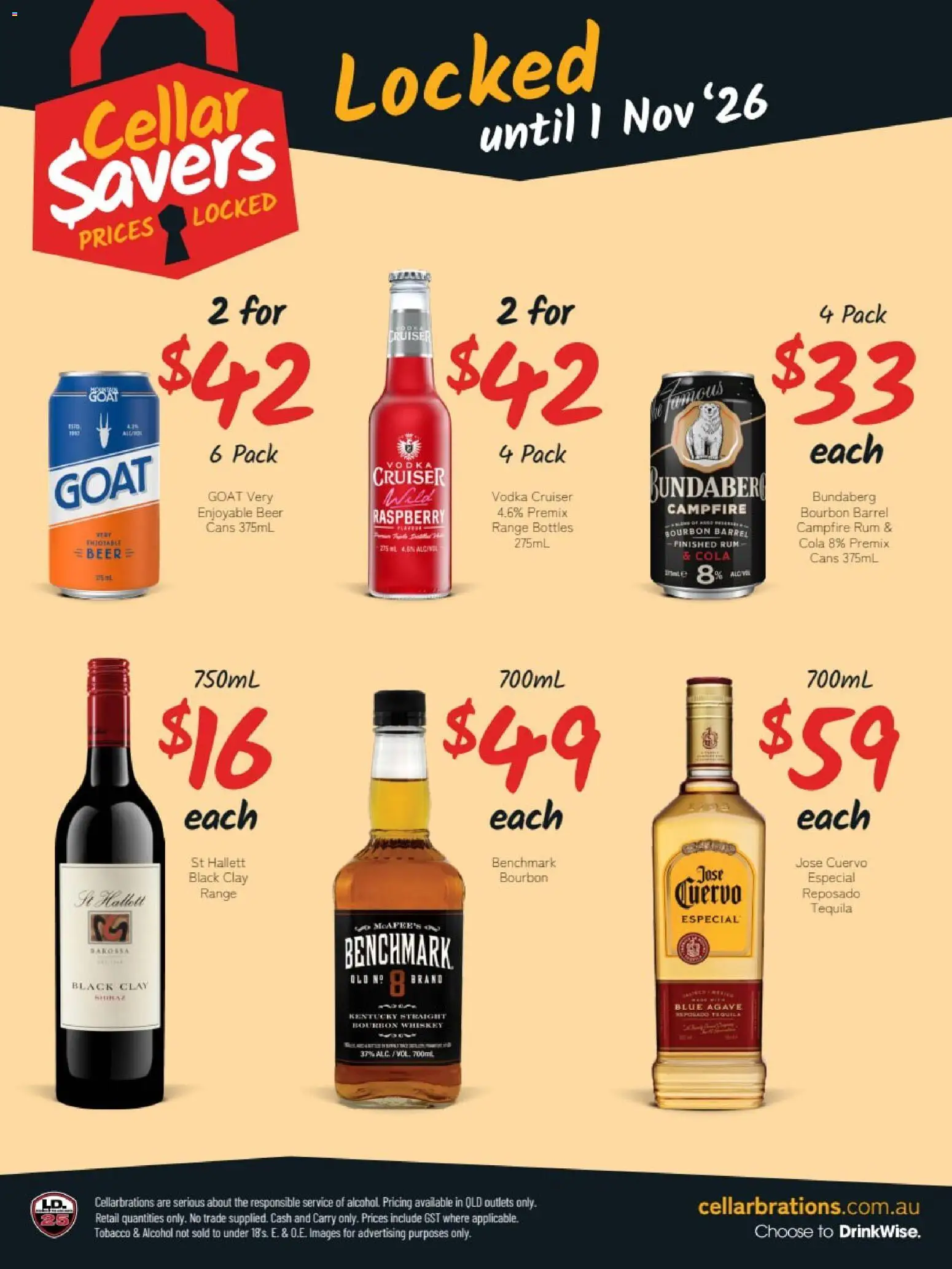 Cellarbrations catalogue - valid from 07/09/2026 | Page: 3 | Products: Bourbon, Vodka, Whiskey, Rum