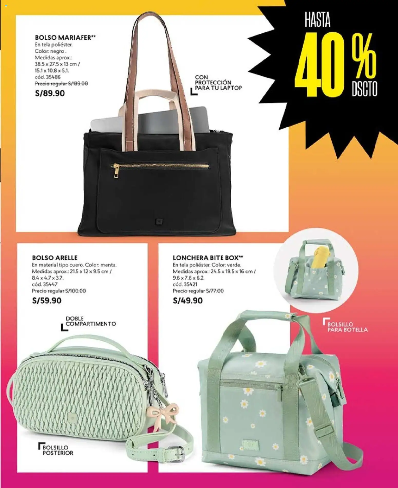 Catálogo CyZone válido desde 20/06/2026 | Página: 47 | Productos: Bolso