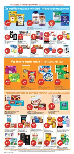 Preview of Pharmaprix weekly flyer / circulaire from shop Pharmaprix valid from Sep 19, 2026 | Page: 17 | Products: Monitor, PC, Fries, Beans
