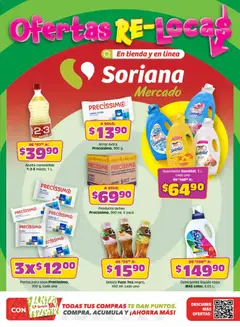 Vista previa de Soriana Ofertas Re Locas Mercado Nacional, nuevo folleto de la tienda, válido en México a partir del 14.05.2026