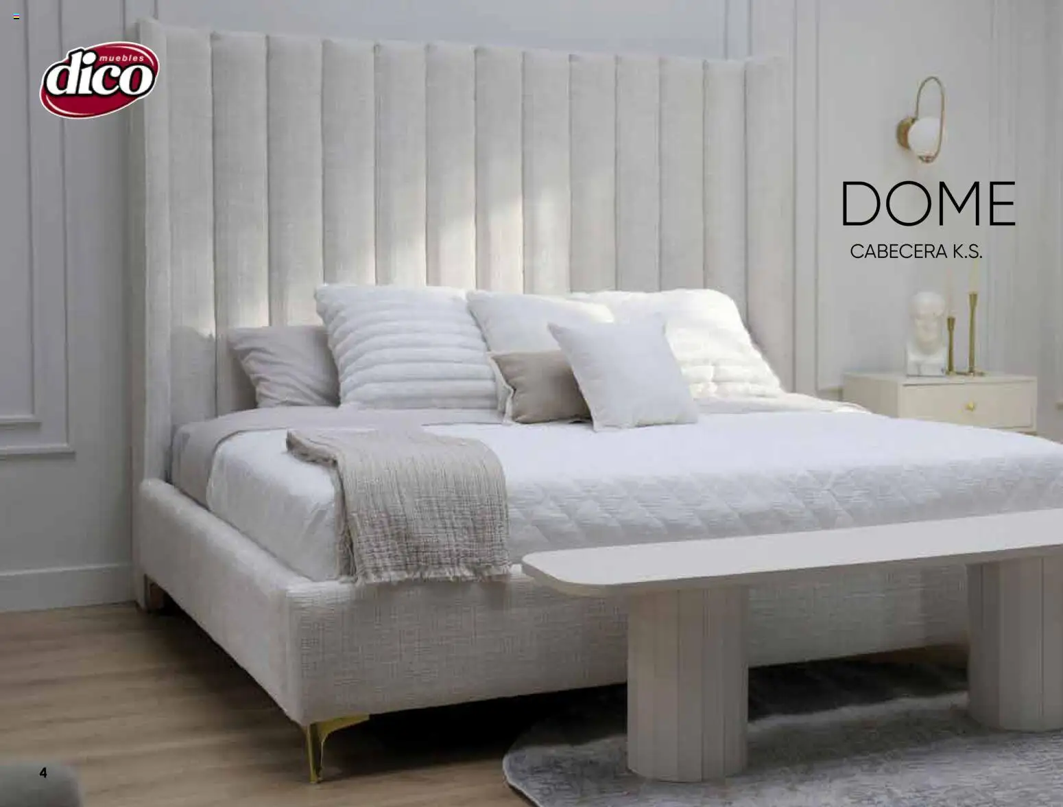 Nuevas ofertas de Muebles Dico válidas en toda la República Mexicana desde el 07.11.2025. ¡Encuentra las mejores ofertas en Muebles Dico catálogo Colección Casa Anahí! | Página: 4 | Productos: Cabecera