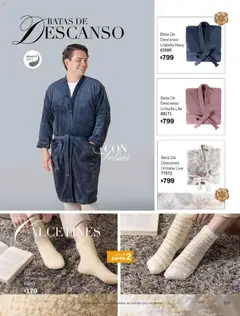 Vista previa de Vianney catálogo, nuevo folleto de la tienda, válido en México a partir del 17/08/2026 | Página: 111 | Productos: Calcetines, Bata