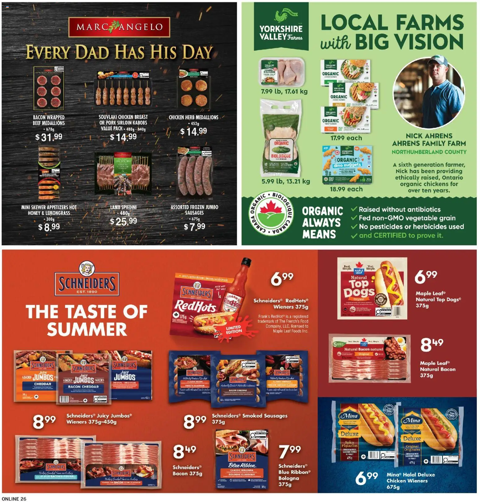 Fortinos flyer valid from 18.06.2026 | Page: 25 | Products: Beef, Chicken, Pork