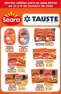 Tauste ofertas Seara - Pré-Visualização do folheto da loja Tauste, válido de 01/10/2026