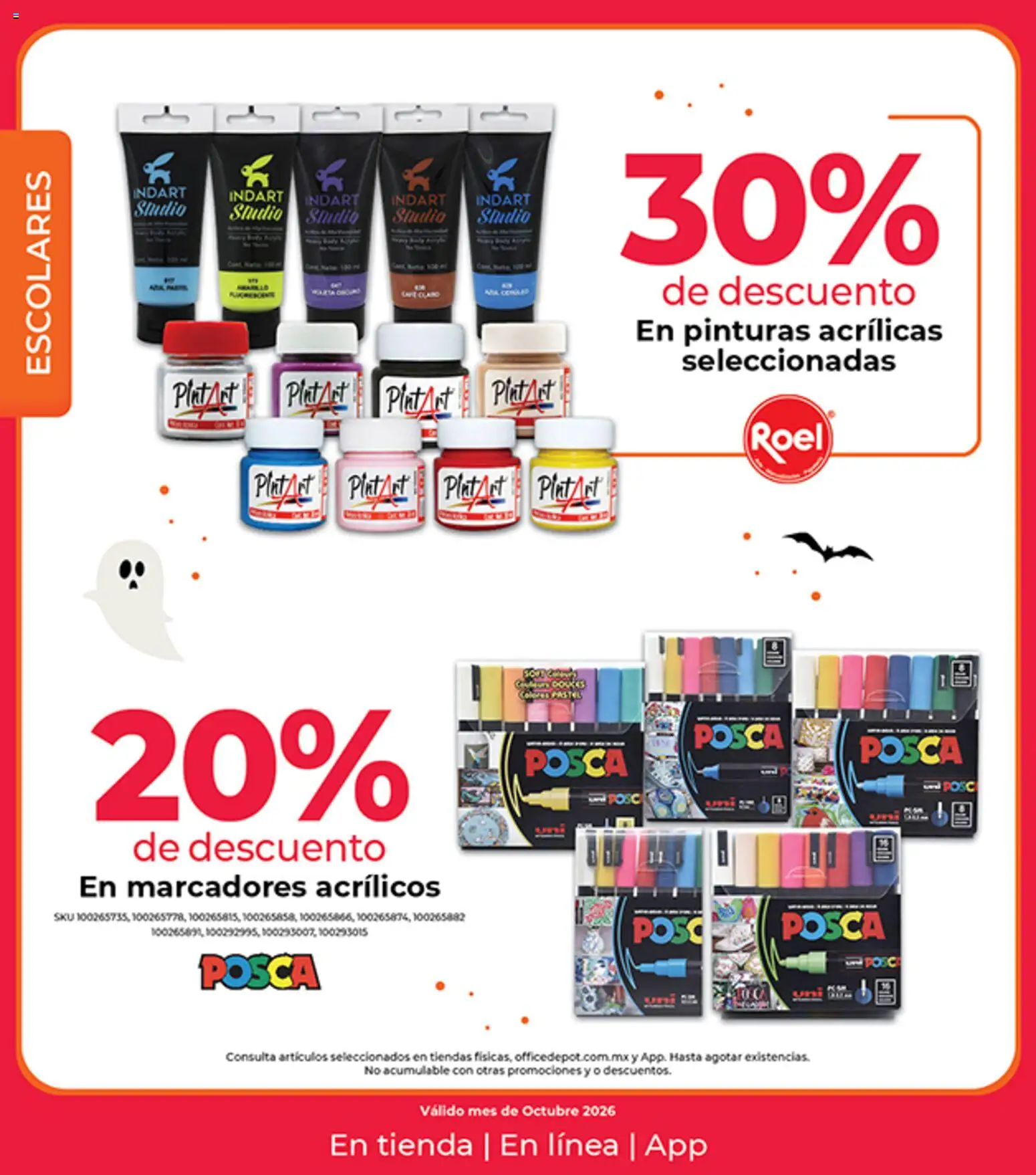 Nuevas ofertas de Office Depot válidas en toda la República Mexicana desde el 01/10/2026. ¡Encuentra las mejores ofertas en Office Depot catálogo! | Página: 23