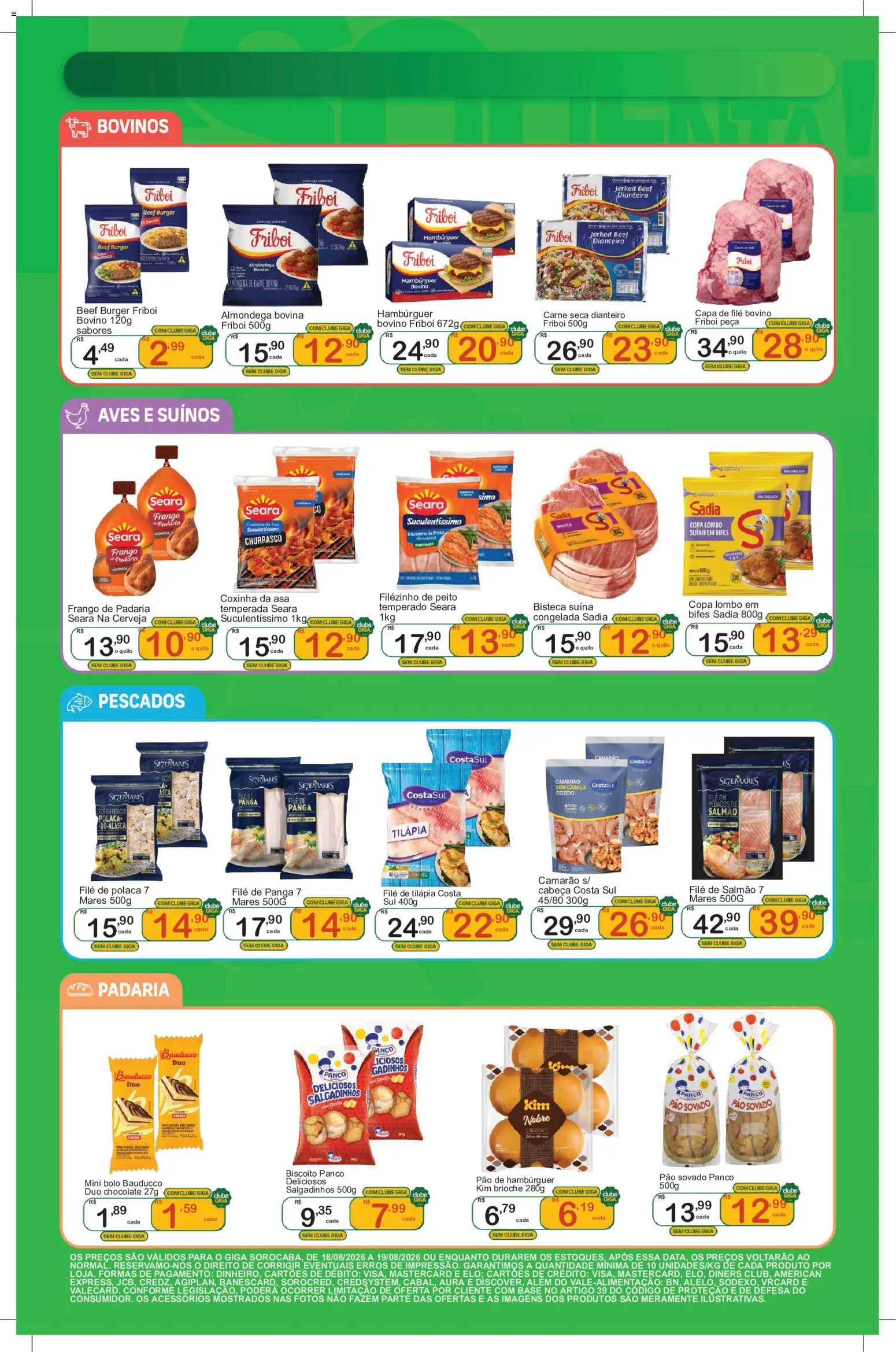 GIGA Atacado Folheto - válido de 18/08/2026 | Página: 2 | Produtos: Carne bovina, Aves, Lombo, Base