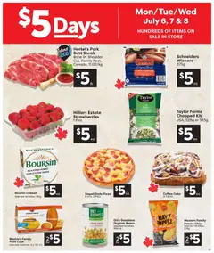 Preview of Quality Foods weekly flyer / circulaire from shop Quality Foods valid from Jul 2, 2026 | Page: 2 | Products: Strawberries, Chips, Cheese, Pork