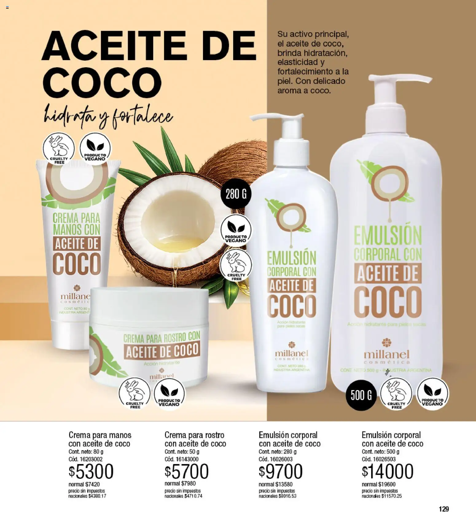 Millanel catálogo │ válido desde el 19/10/2026 | Página: 129