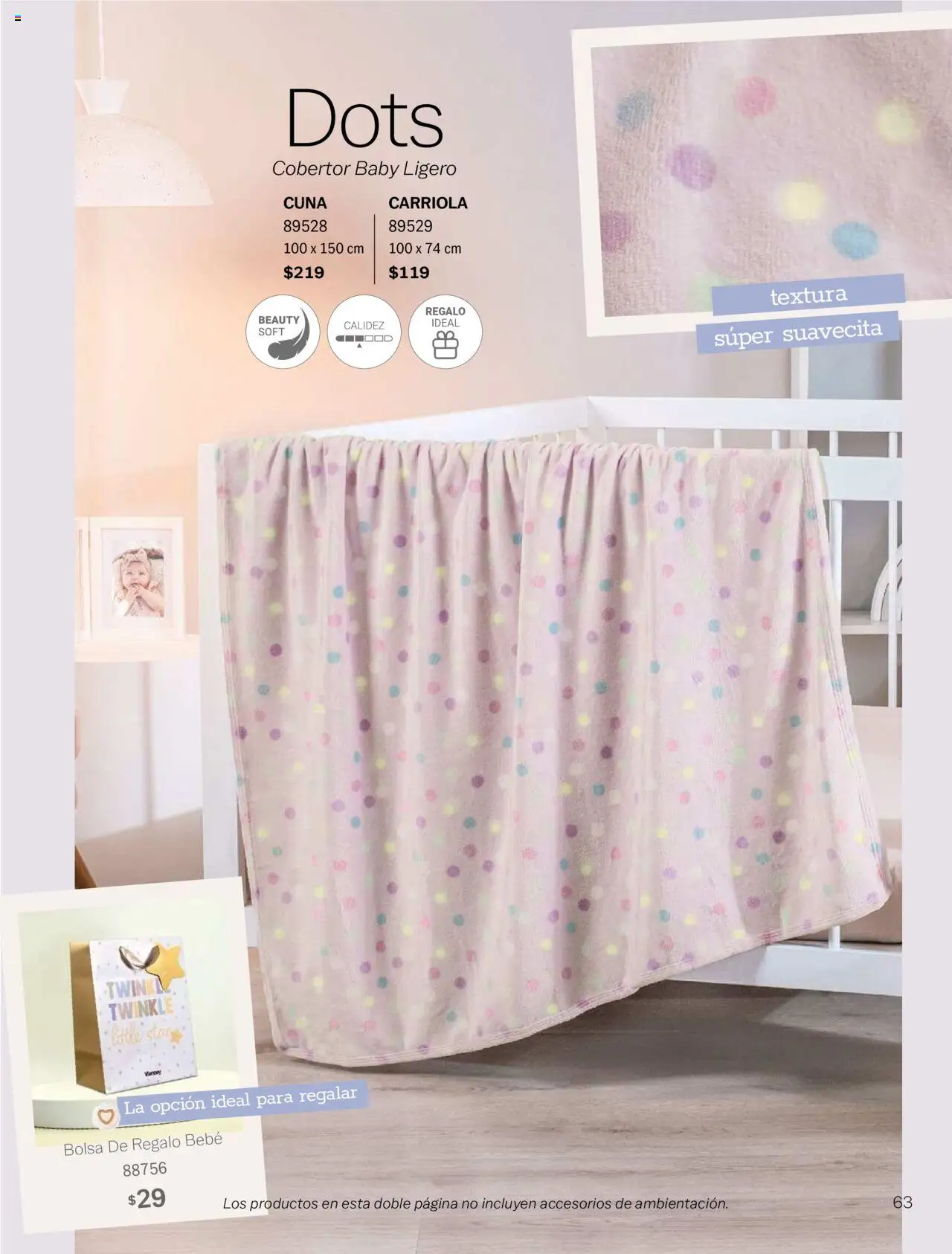 Nuevas ofertas de Vianney válidas en toda la República Mexicana desde el 15/08/2025. ¡Encuentra las mejores ofertas en Vianney - Catálogo Bebé! | Página: 65 | Productos: Carriola, Cobertor, Bolsa, Cuna