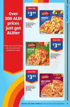Preview of Aldi Special Buys - valid from 07/07/2026 | Page: 19 | Products: Pizza, Cart, Meat