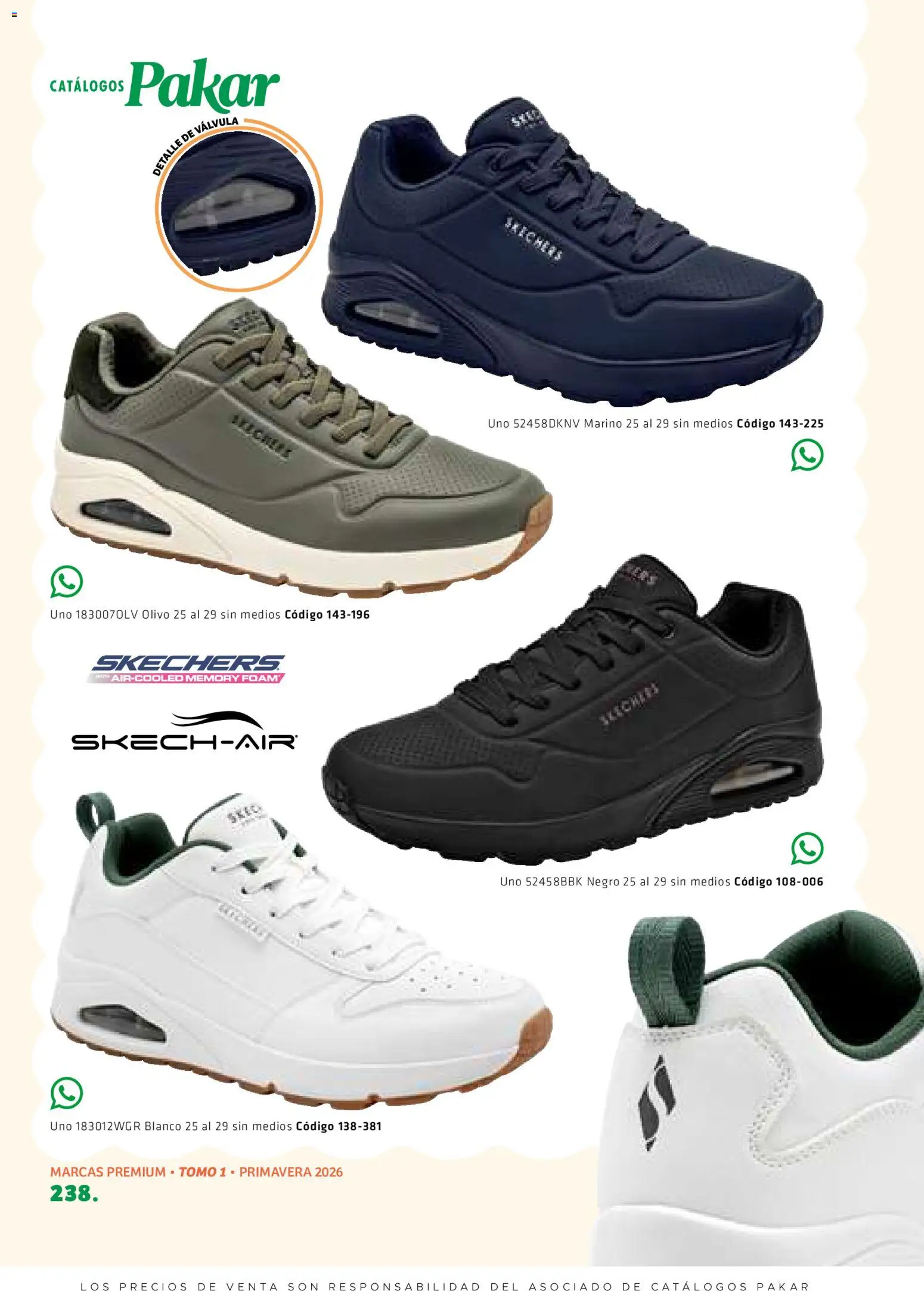 Nuevas ofertas de SC Pakar válidas en toda la República Mexicana desde el 27/02/2026. ¡Encuentra las mejores ofertas en SC Pakar catálogo Premium Men Tomo 1! | Página: 238 | Productos: Válvula