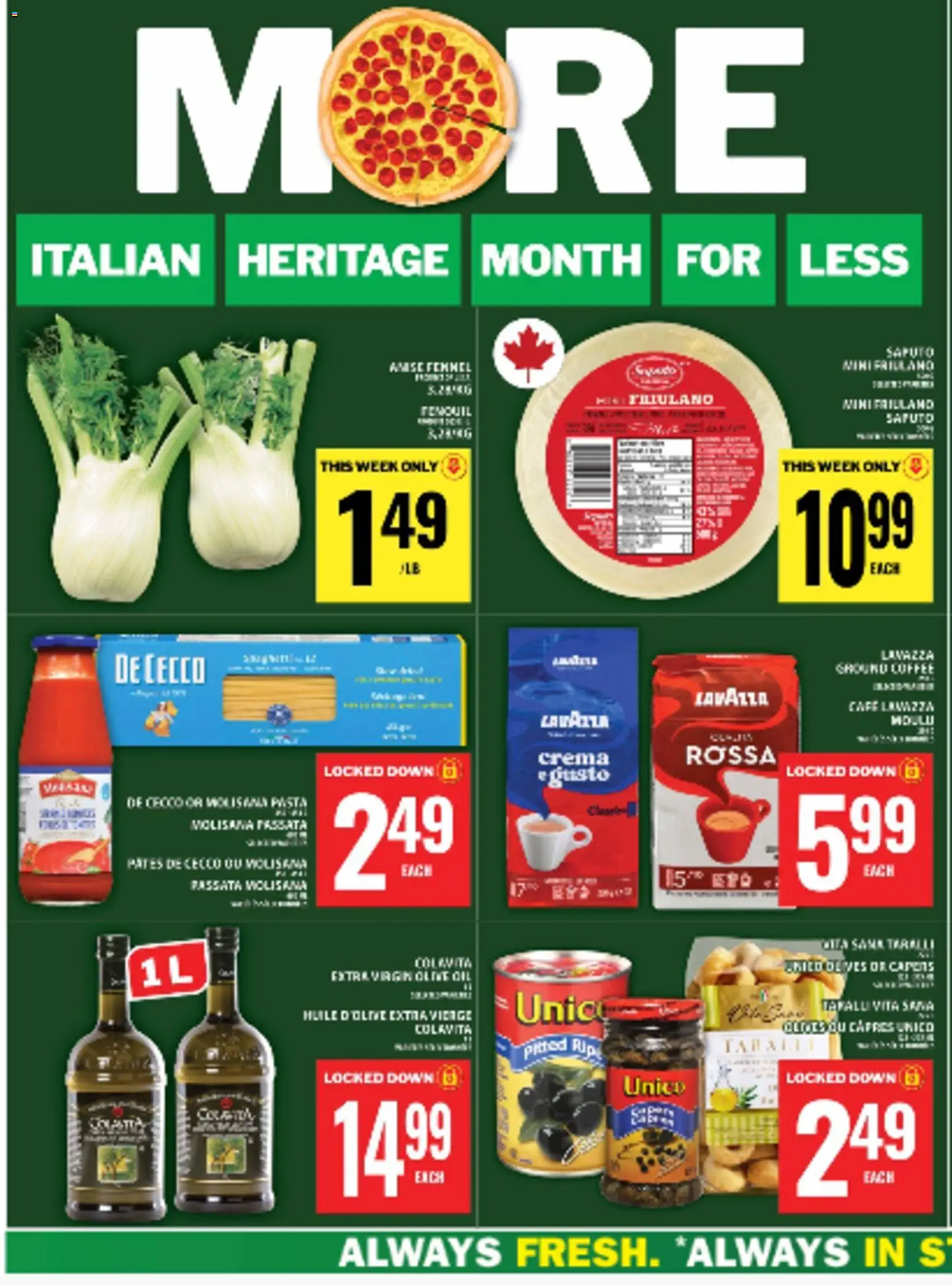 Food Basics flyer valid from 11.06.2026 | Page: 10 | Products: Pasta, Coffee