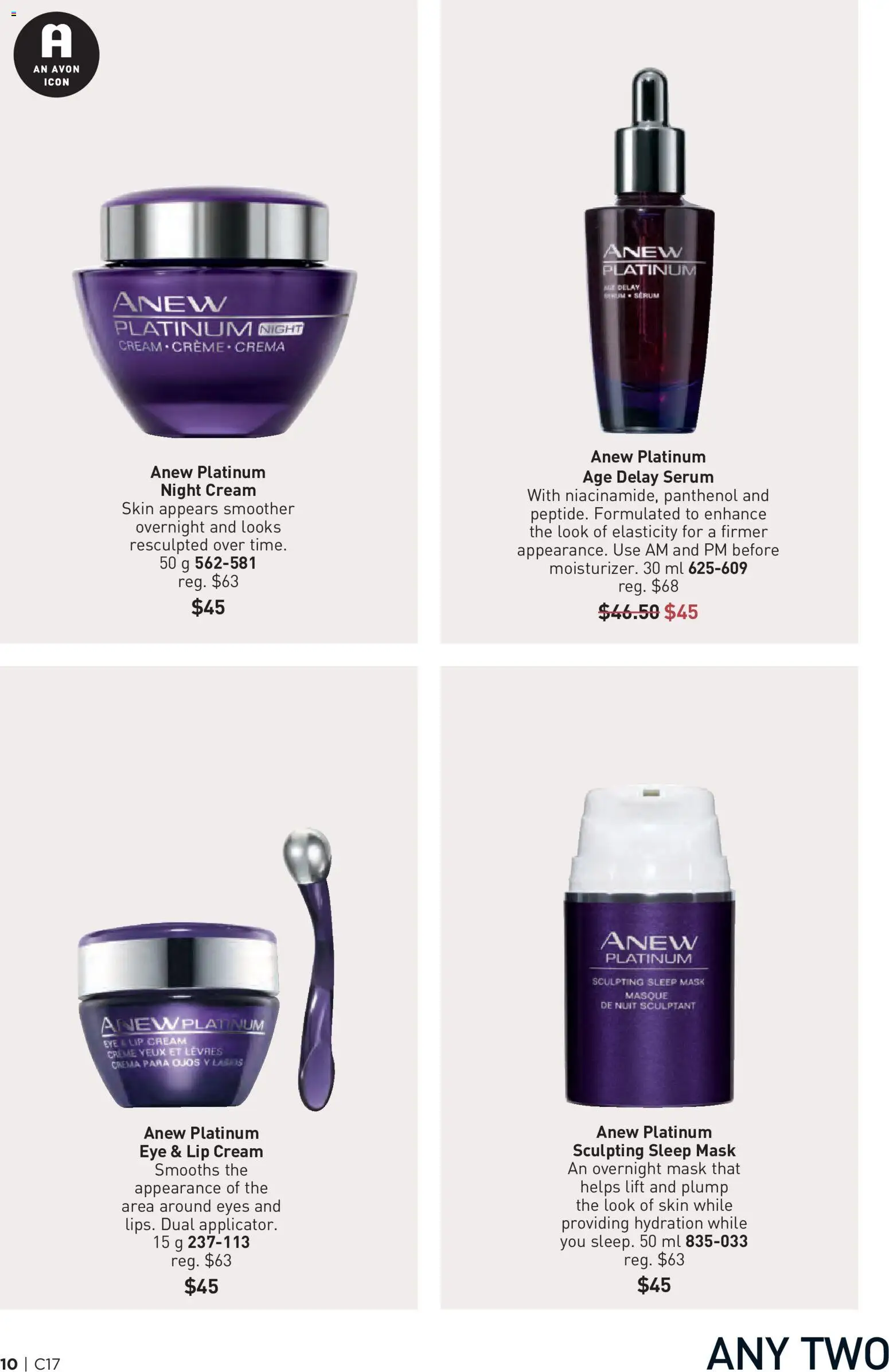 Avon flyer valid from Aug 13, 2026 | Page: 10 | Products: Cream, Mask