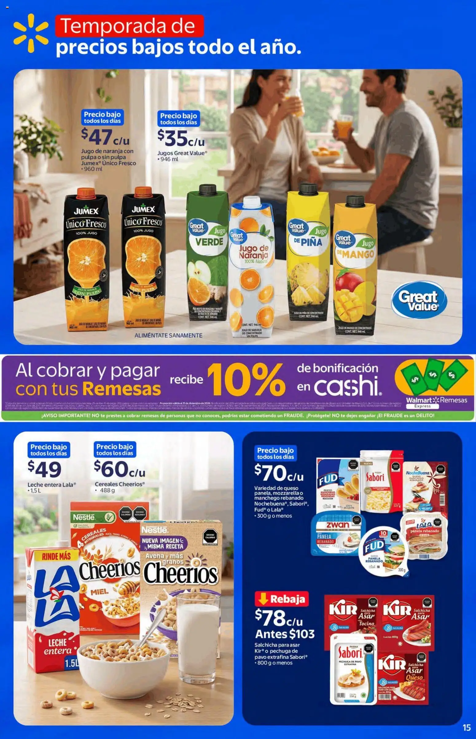 Nuevas ofertas de Walmart Express válidas en toda la República Mexicana desde el 22/07/2026. ¡Encuentra las mejores ofertas en Walmart Express folleto! | Página: 15