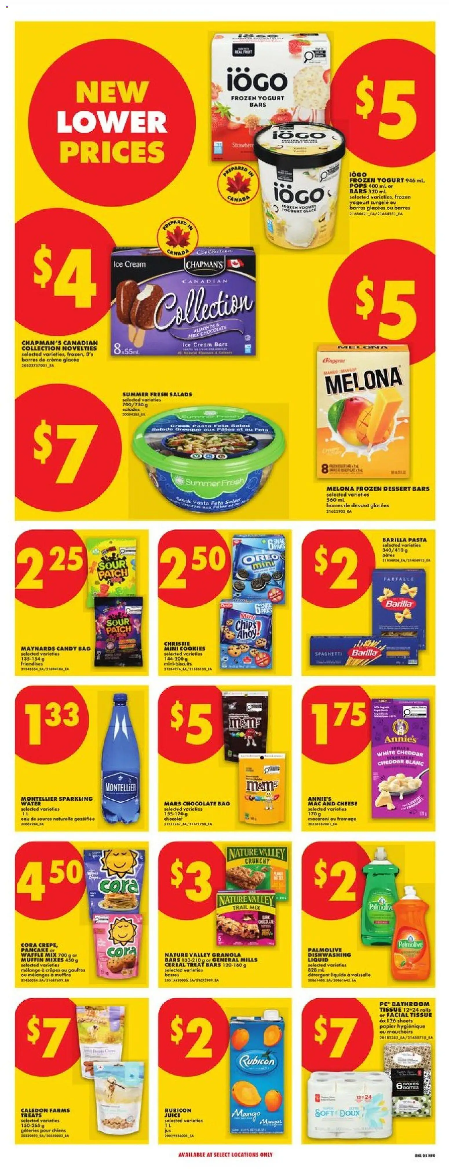No Frills flyer valid from 18.06.2026 | Page: 6 | Products: Cookies, Ice cream, Milk, Juice