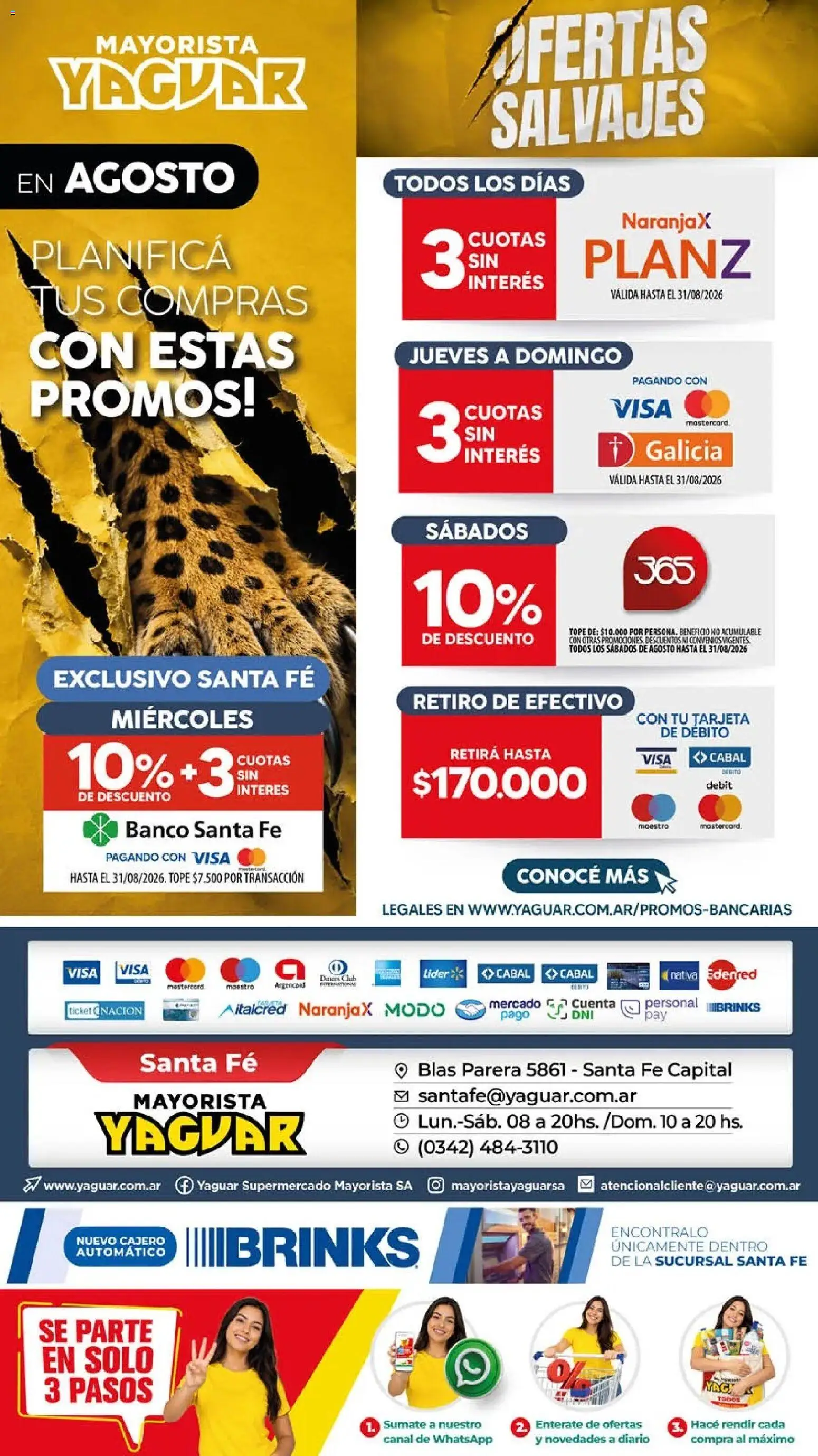 Yaguar - Oferta Semanal Santa Fé │ válido desde el 10/08/2026 | Página: 22