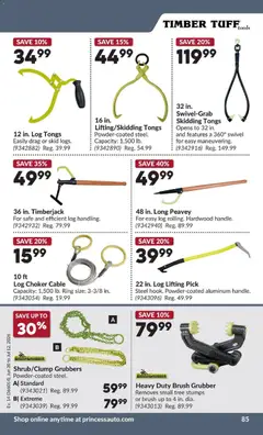 Preview of Princess Auto flyer - 2 Week Sale! from shop Princess Auto valid from Jun 30, 2026 | Page: 90 | Products: Cable, Brush