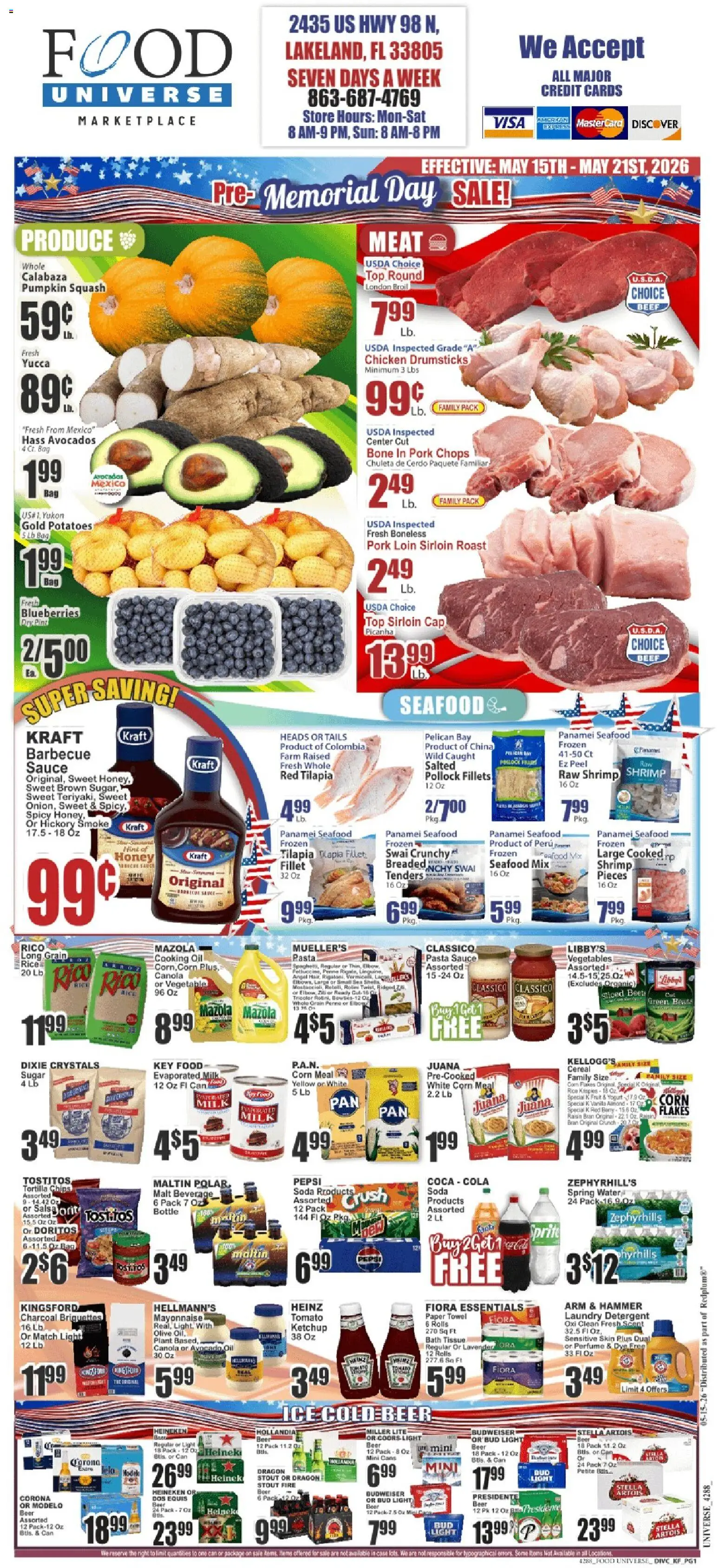 Food Universe Weekly Ad - valid from 15.05.2026 | Page: 1