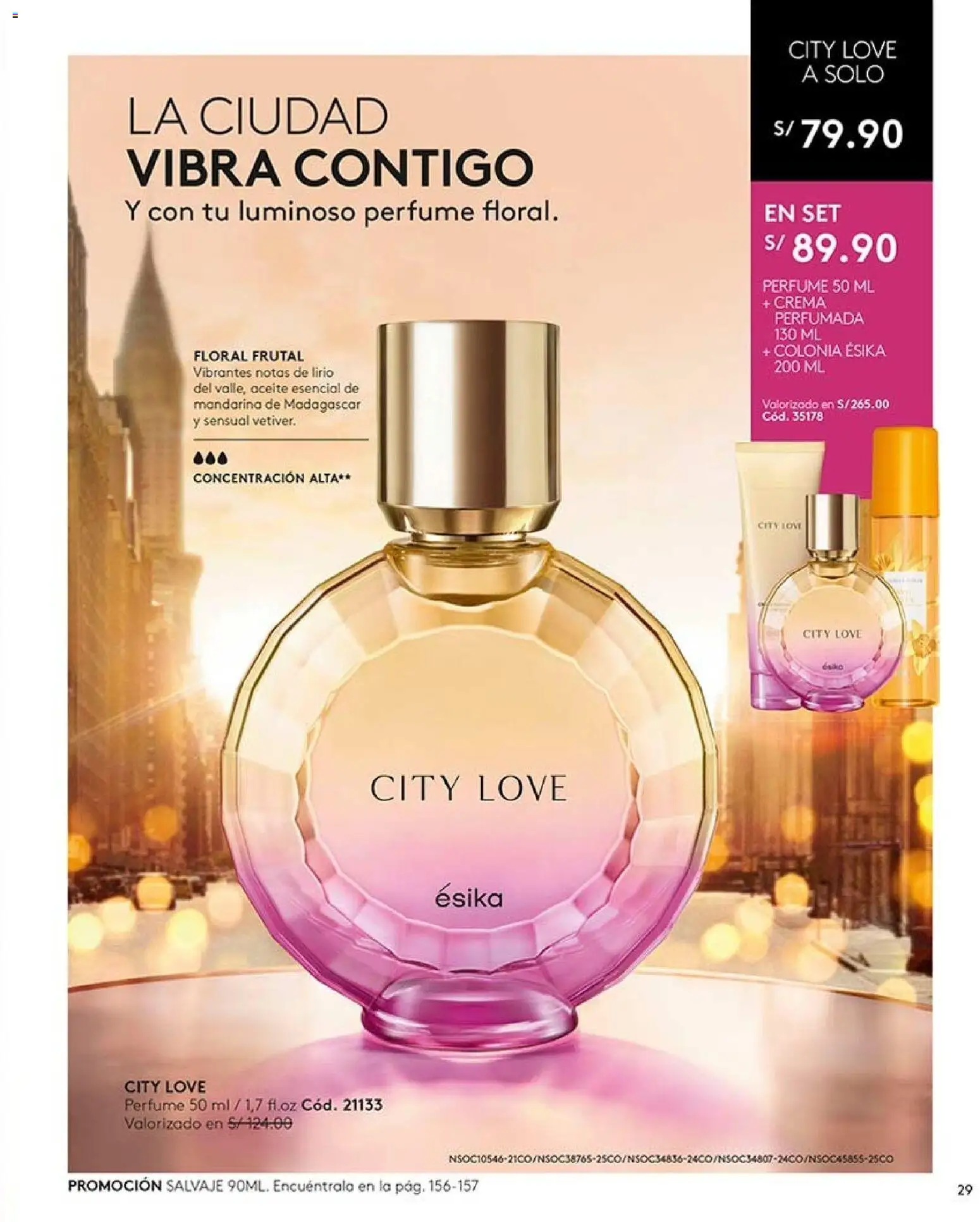 Catálogo Ésika válido desde 20/06/2026 | Página: 29 | Productos: Aceite, Crema, Perfume