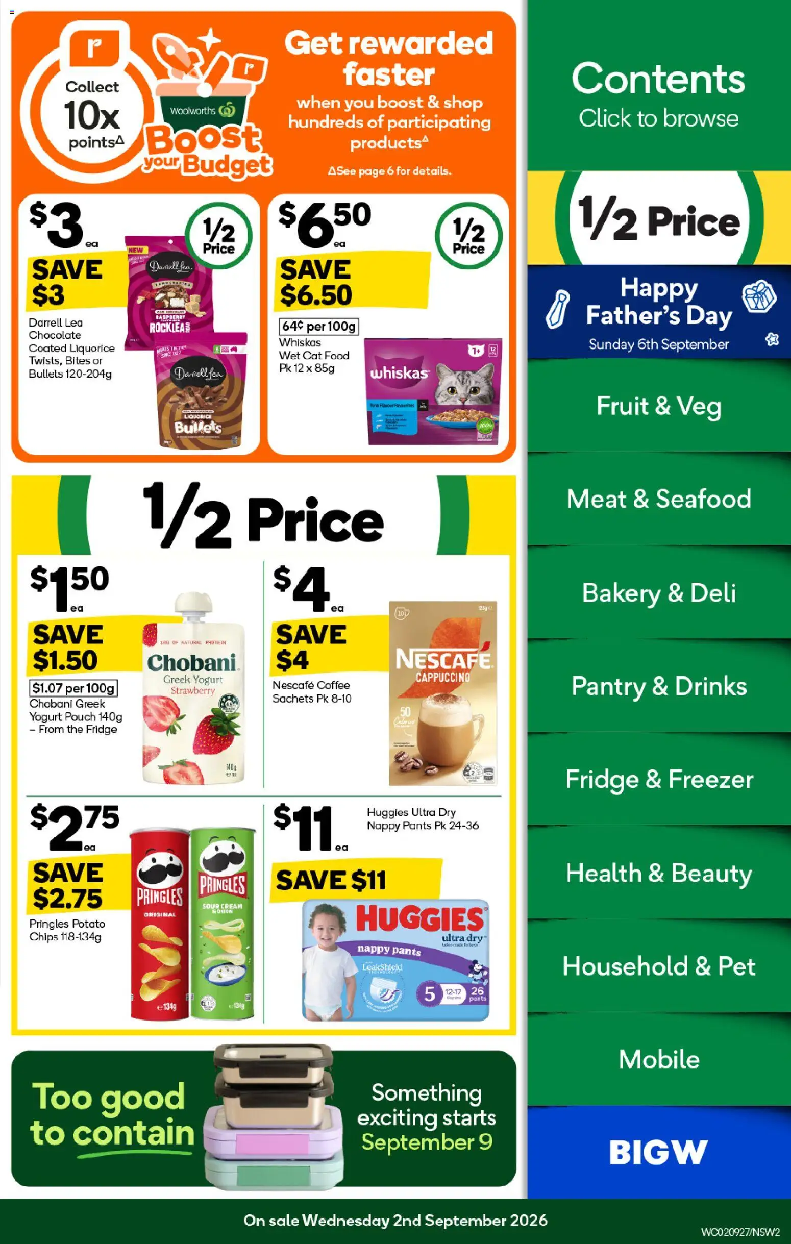Woolworths catalogue - valid from 02/09/2026 | Page: 2 | Products: Yogurt, Fruit, Raspberry, Freezer