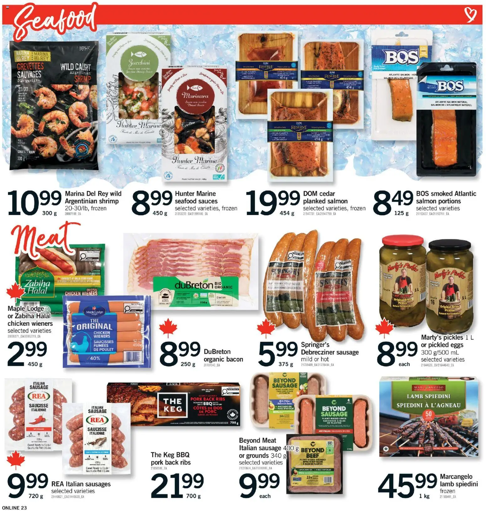 Fortinos flyer valid from 04.06.2026 | Page: 22 | Products: Beef, Eggs, Chicken, Pork