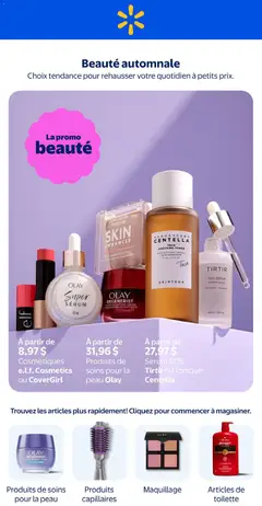 Preview of Walmart circulaire - Beuté automnale from shop Walmart valid from Sep 10, 2026