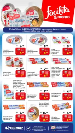 Semar Supermercado ofertas Facilita & Pronto - Pré-Visualização do folheto da loja Semar Supermercado, válido de 29.04.2026