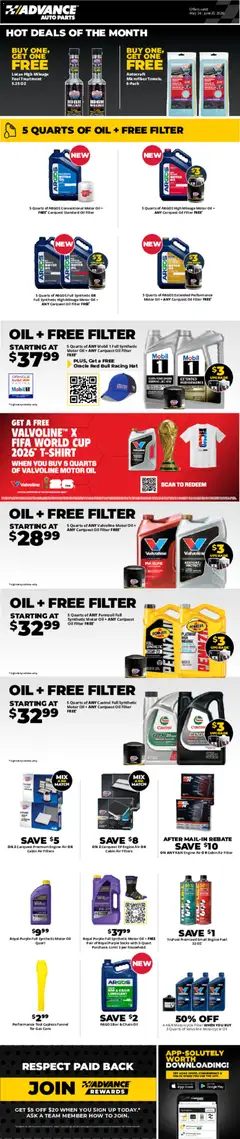 Preview of Advance Auto Parts weekly ads valid from 01.05.2026