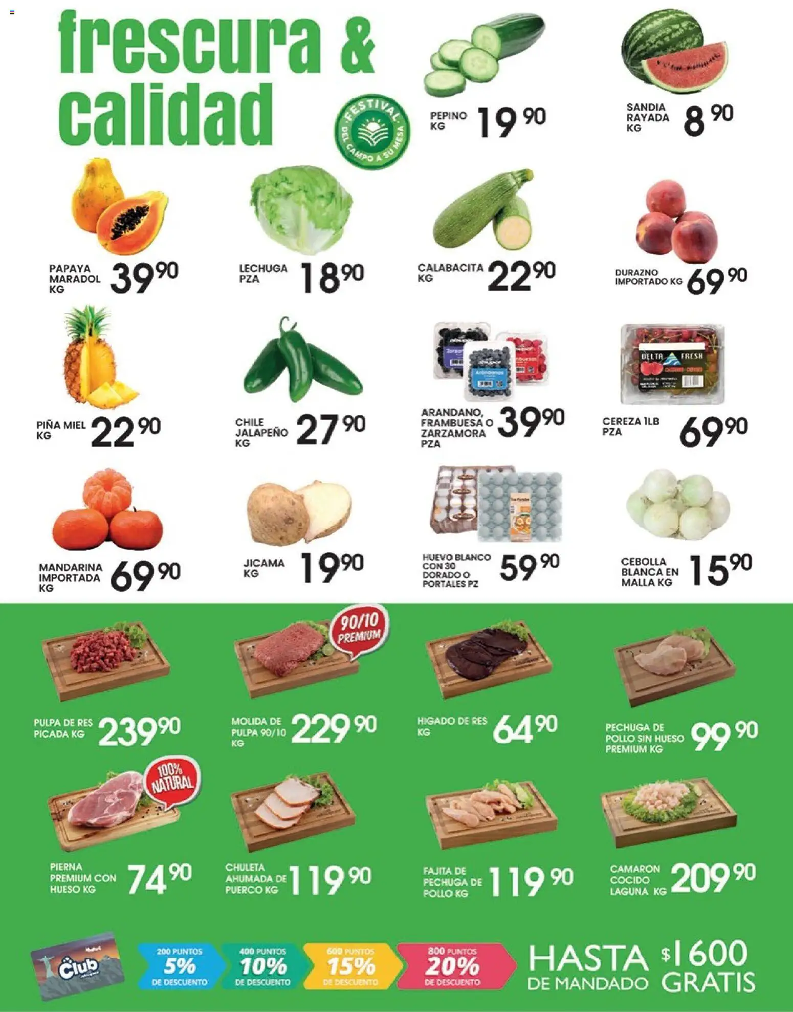 Nuevas ofertas de Alsuper válidas en toda la República Mexicana desde el 26.05.2026. ¡Encuentra las mejores ofertas en Alsuper folleto Torreon! | Página: 2 | Productos: Sandía, Durazno, Lechuga, Malla
