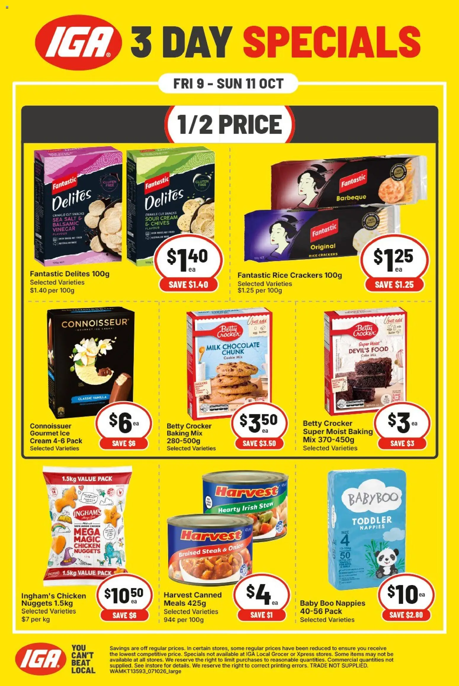 IGA catalogue - valid from 09/10/2026 | Page: 1
