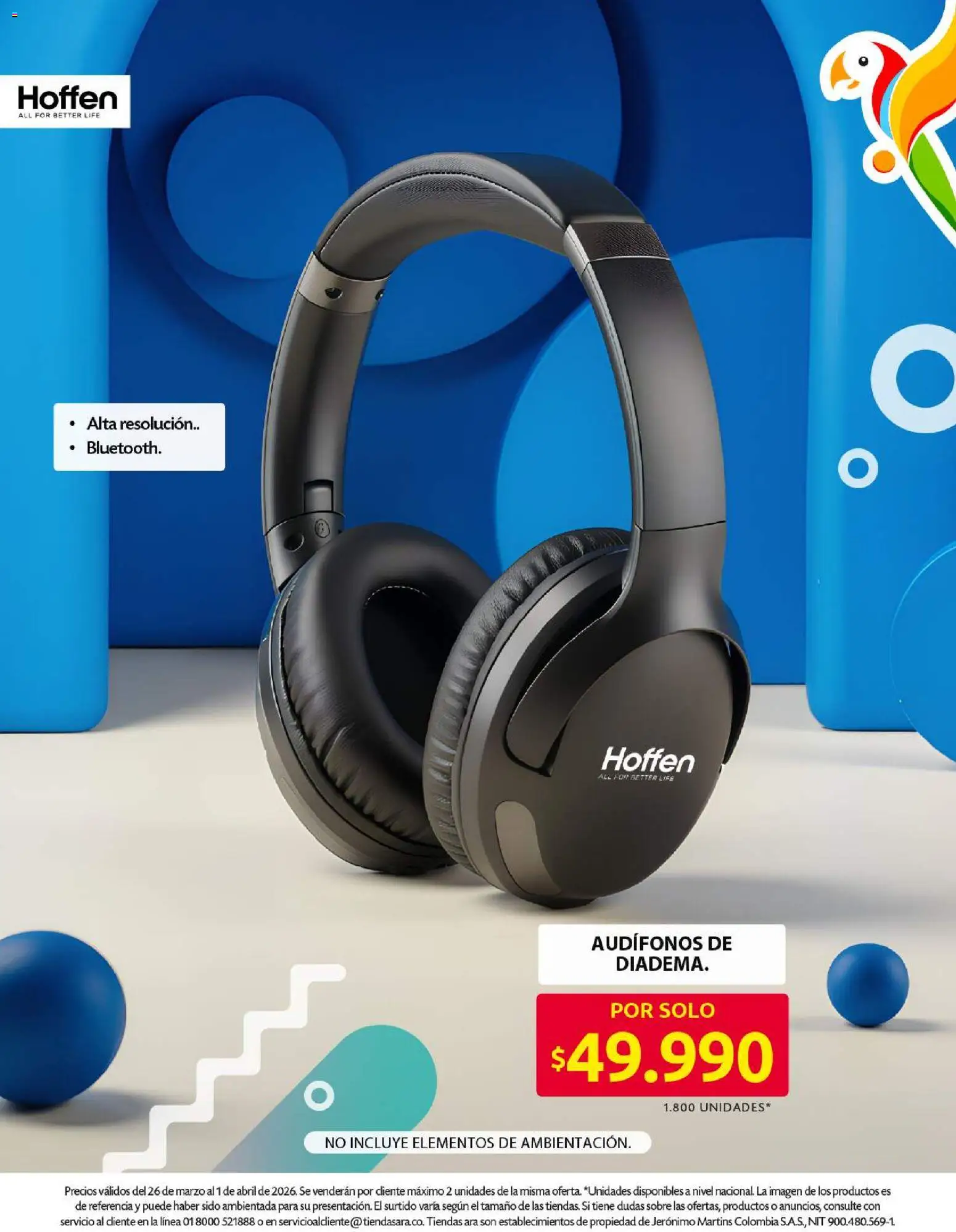Ara revista - valida desde el 26.03.2026 | Página: 27 | Productos: Audífonos, Sobre